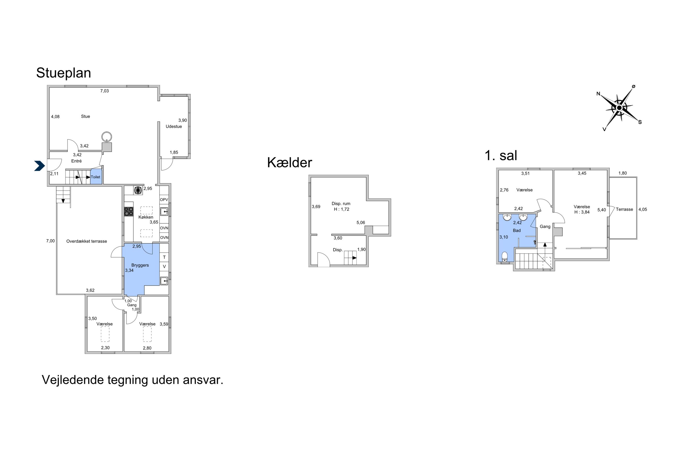 Ørnevej 11, Allerup, Holbæk - Plantegning