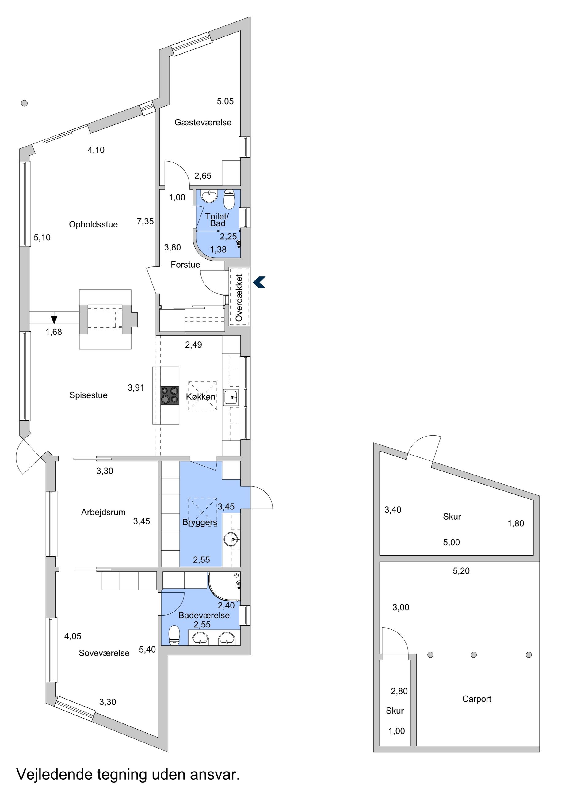 Smedelinien 57, Kalundborg - Plantegning