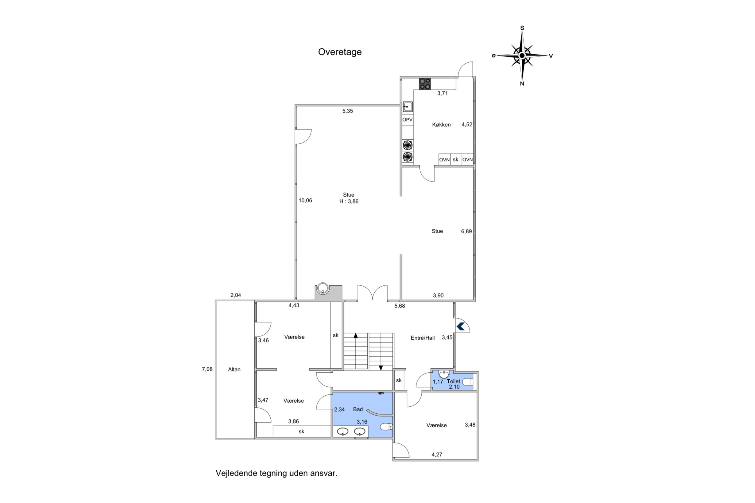 Skodsborg Strandvej 124, Skodsborg - Plantegning