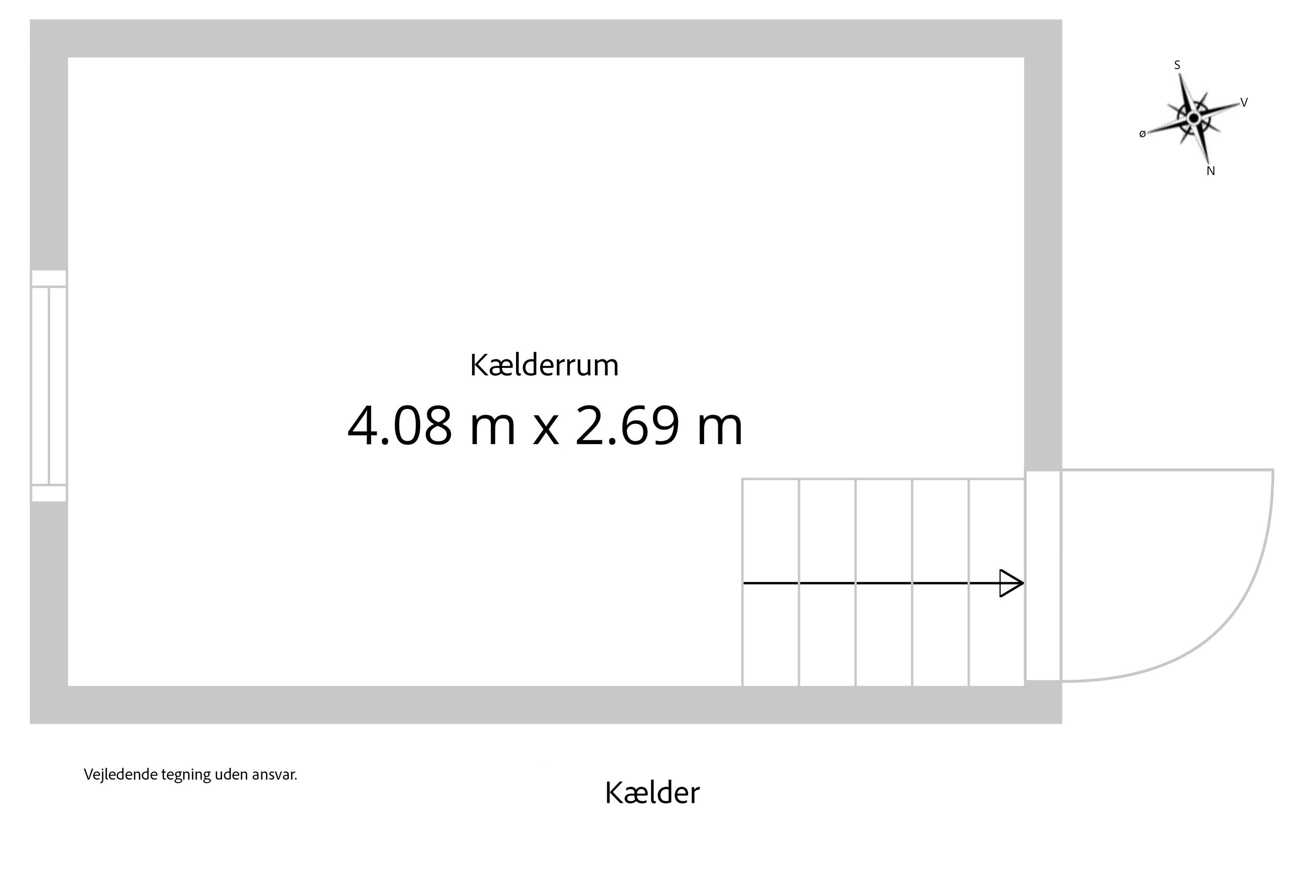 Lochersvej 15A, Hornbæk - Plantegning