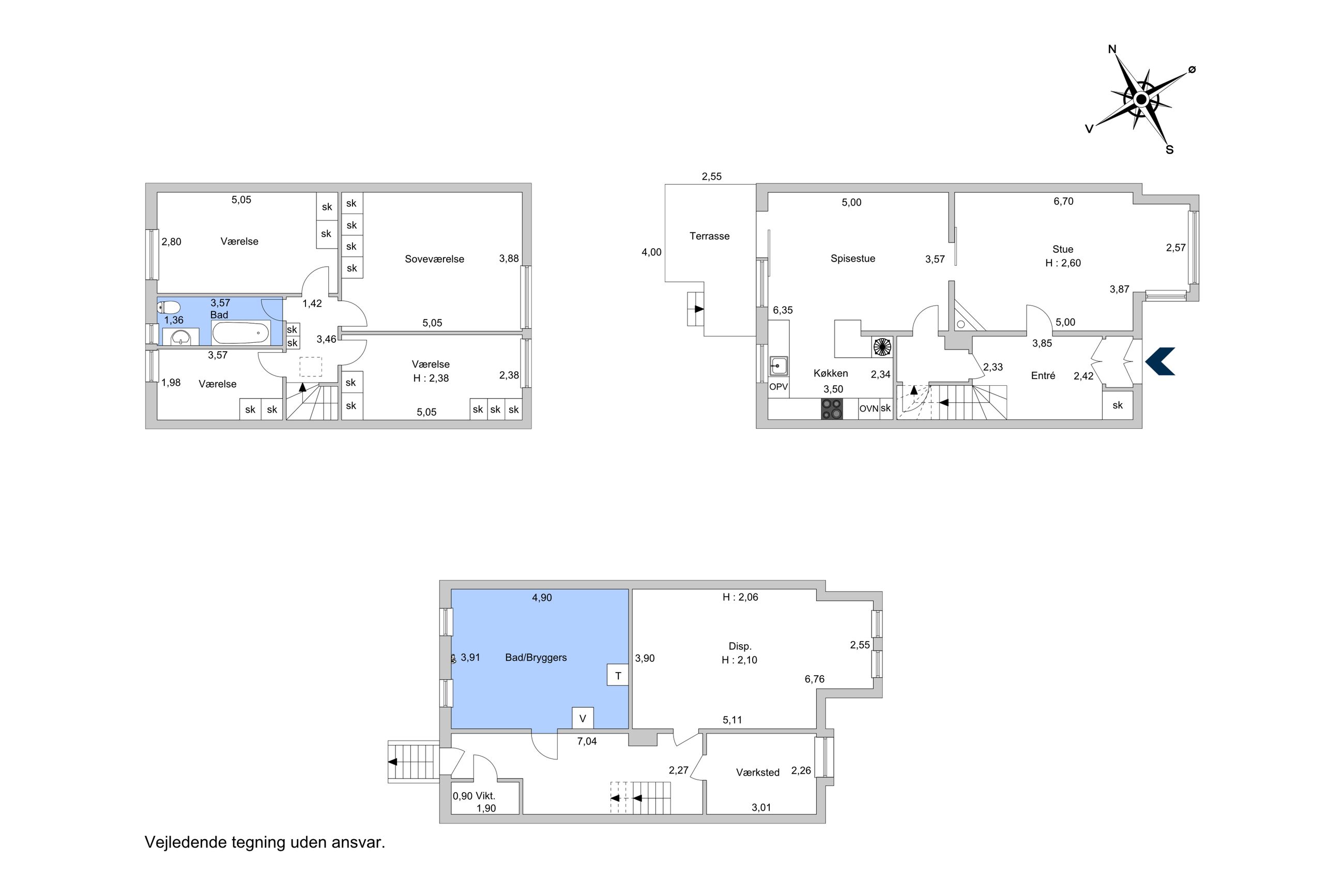 Fuglebakkevej 31, Frederiksberg - Plantegning