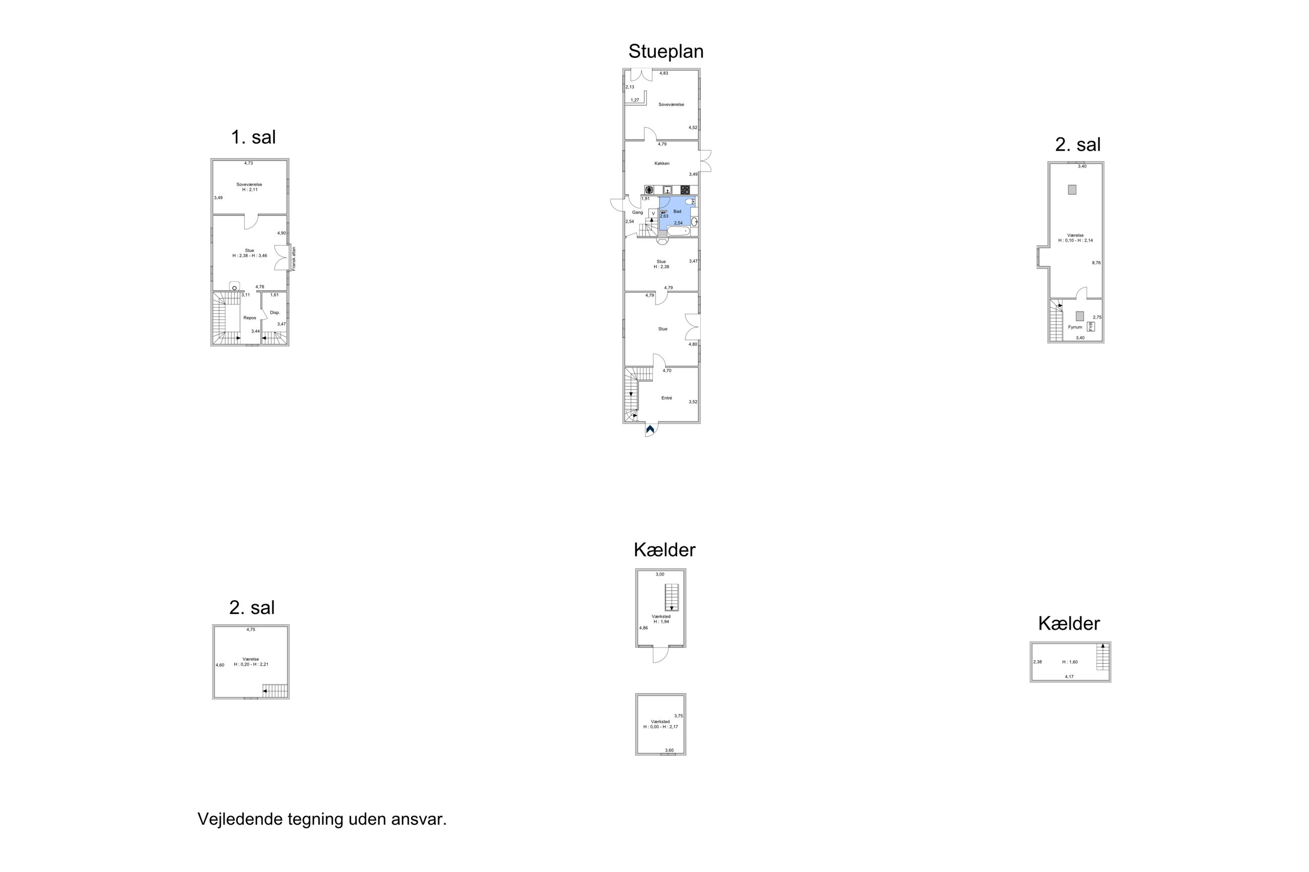 Spurveskjul 4, Virum - Plantegning
