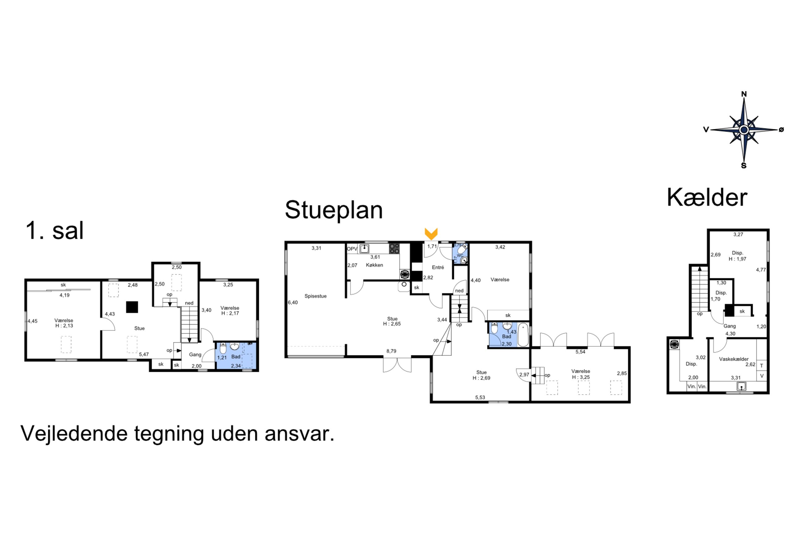 Attemosevej 11, Søllerød, Holte - Plantegning