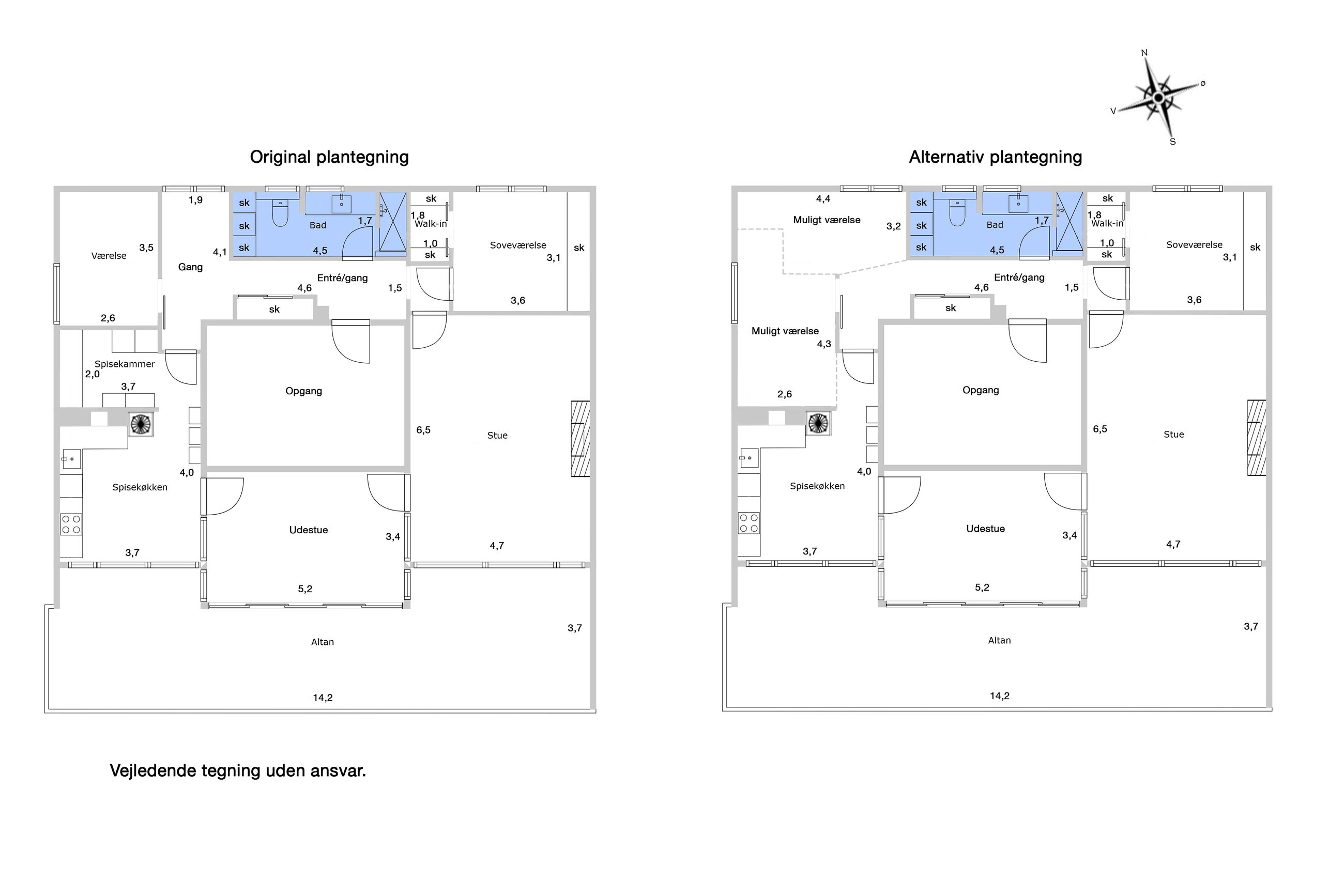 Vagtelvej 31, 7, Frederiksberg - Plantegning
