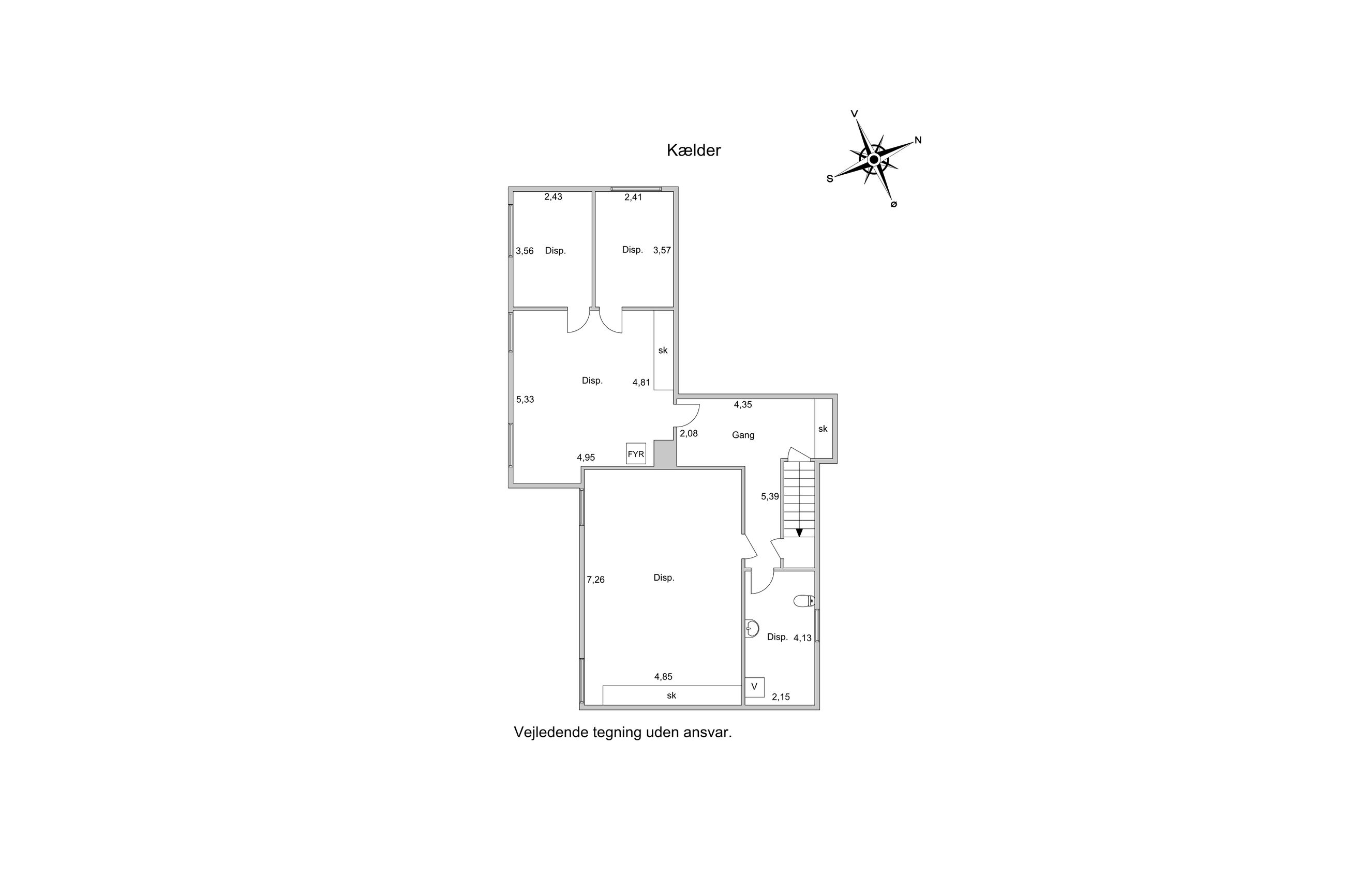 I.H.Mundts Vej 22, Virum - Plantegning