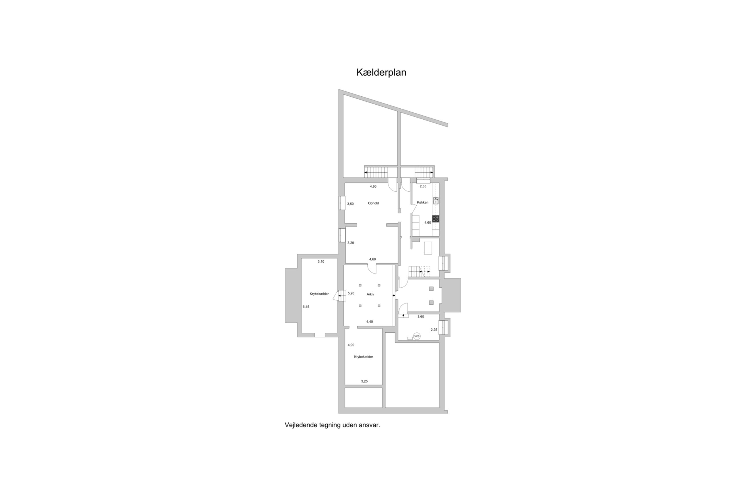 Svanemøllevej 65, Hellerup - Plantegning