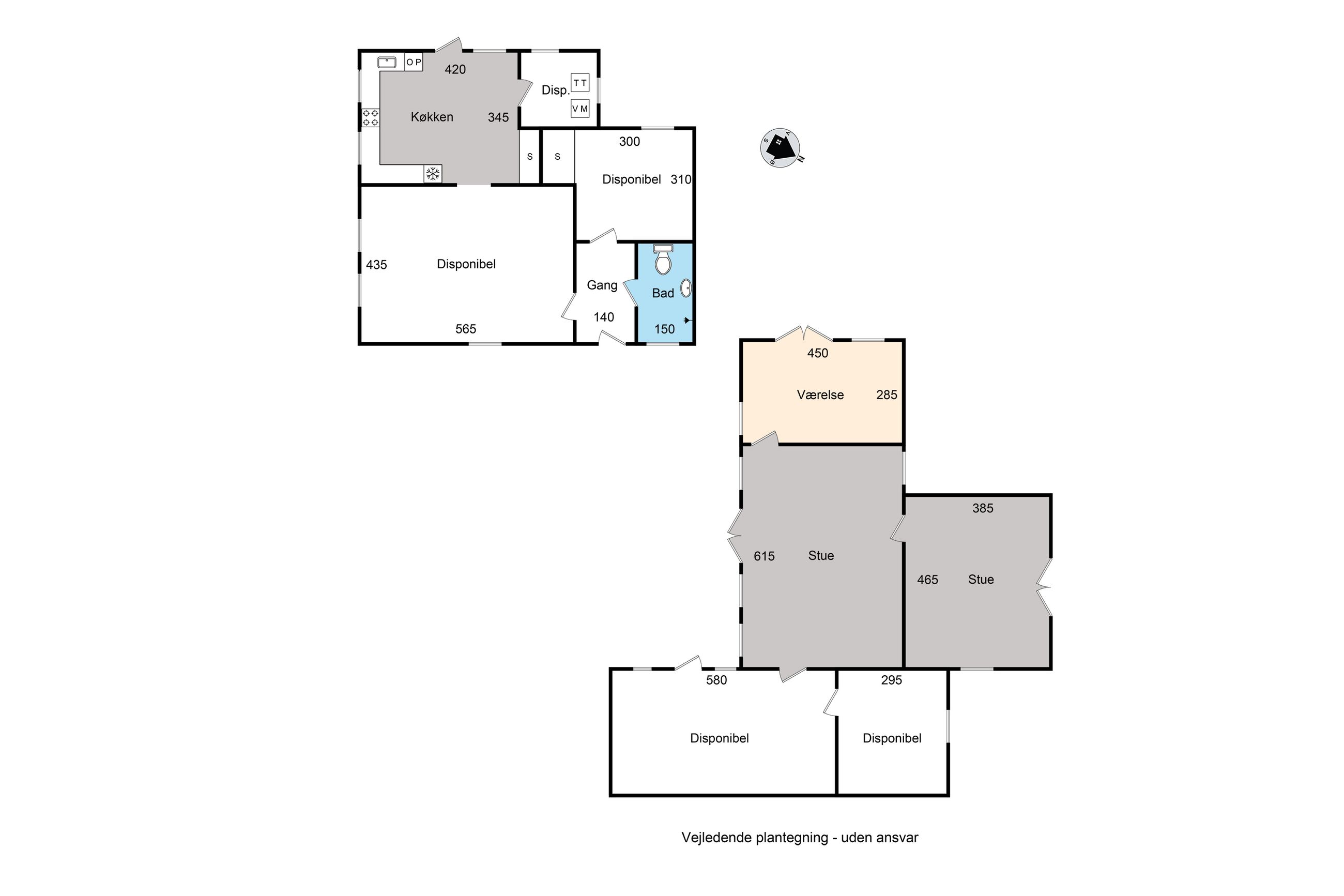 Gulddyssevej 59, Gundsømagle, Roskilde - Plantegning