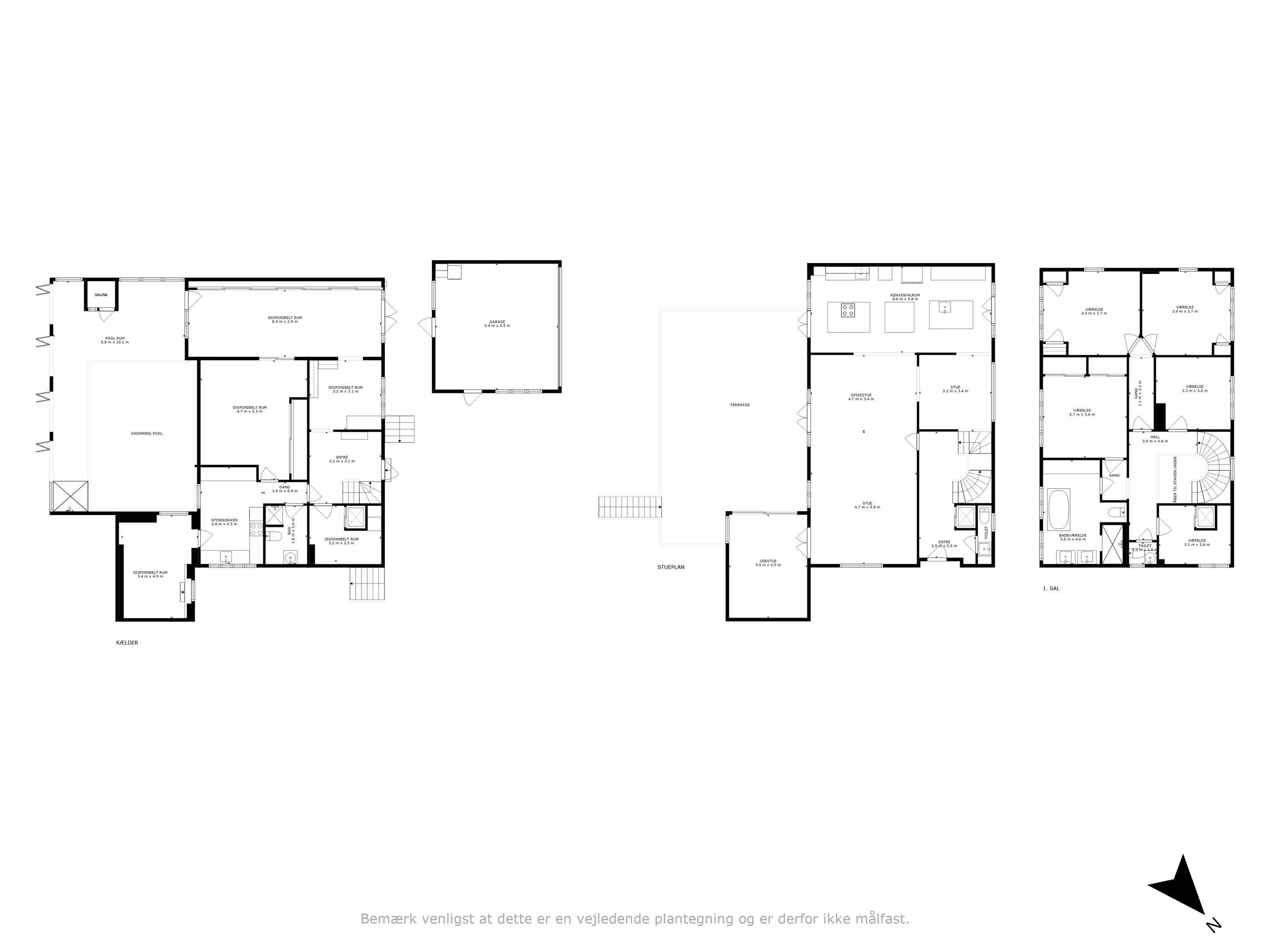 Edlevej 4, Hellerup - Plantegning