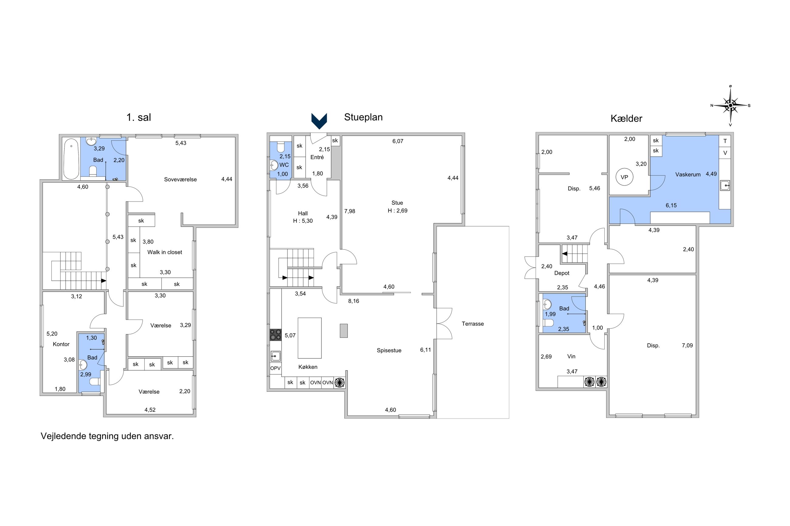 Troels-Lunds Vej 32, Frederiksberg - Plantegning