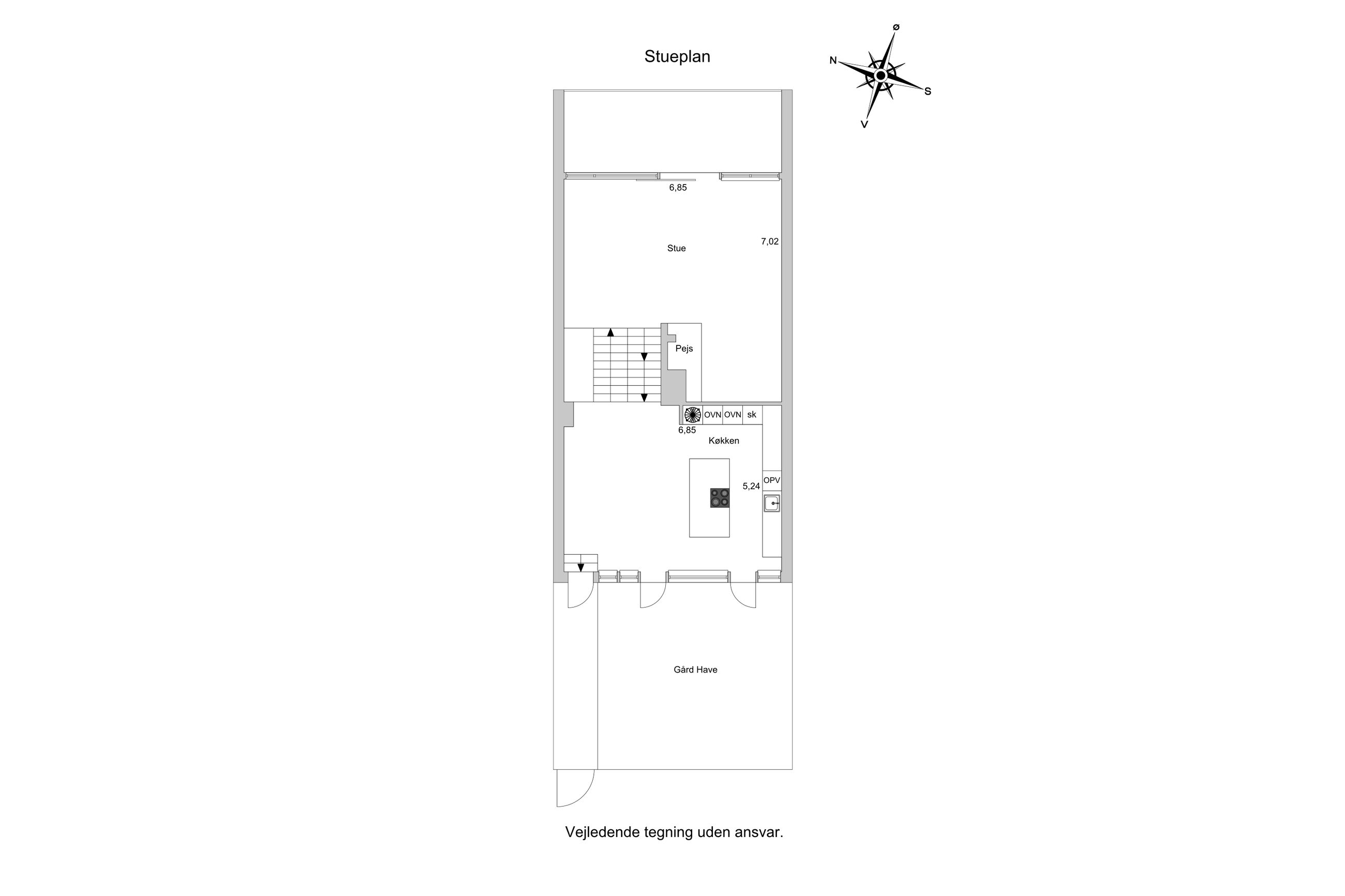 Sophienbergvej 59, Rungsted Kyst - Plantegning
