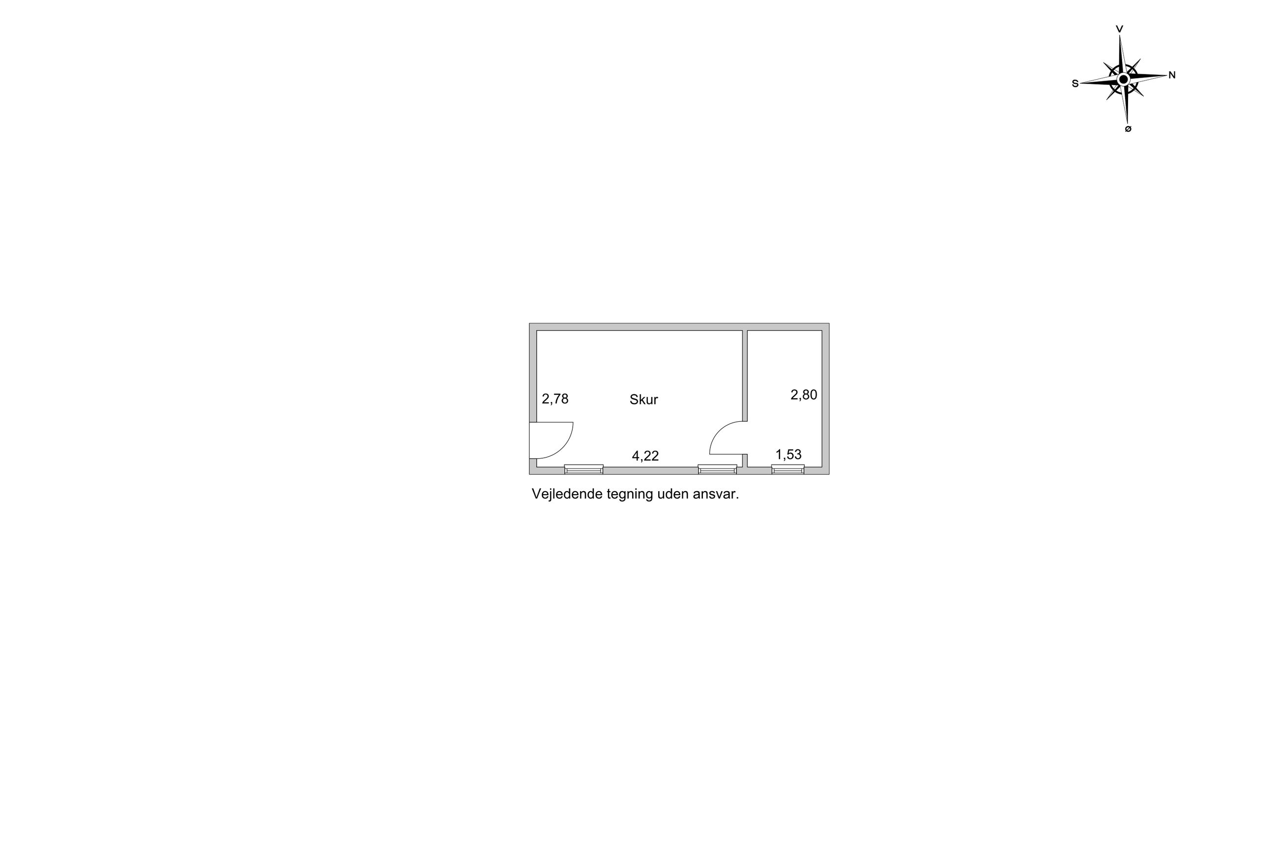 Øreholmvej 14, Lyndby, Kirke Hyllinge - Plantegning