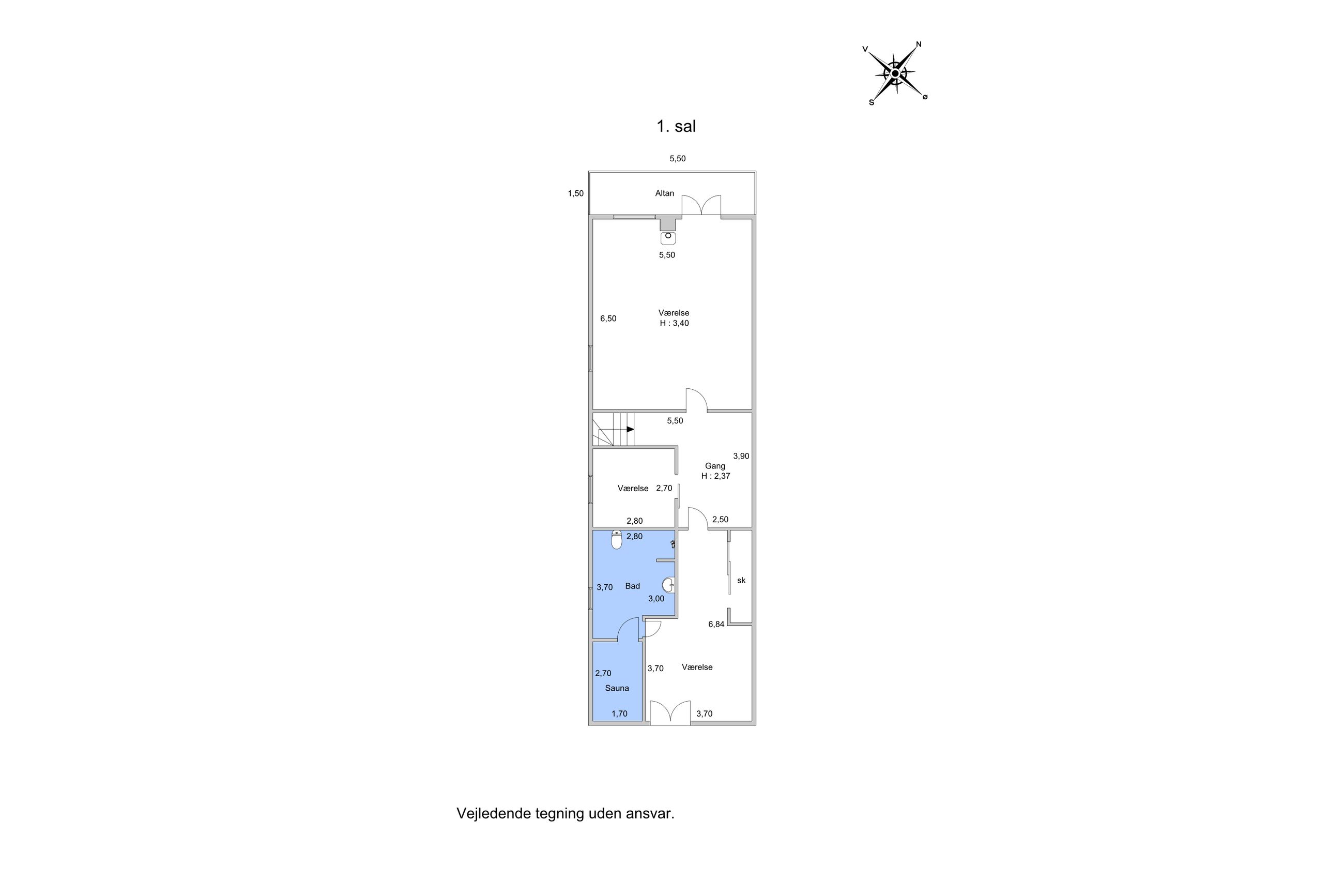 Troldbyvej 32, Ejby, Kirke Hyllinge - Plantegning