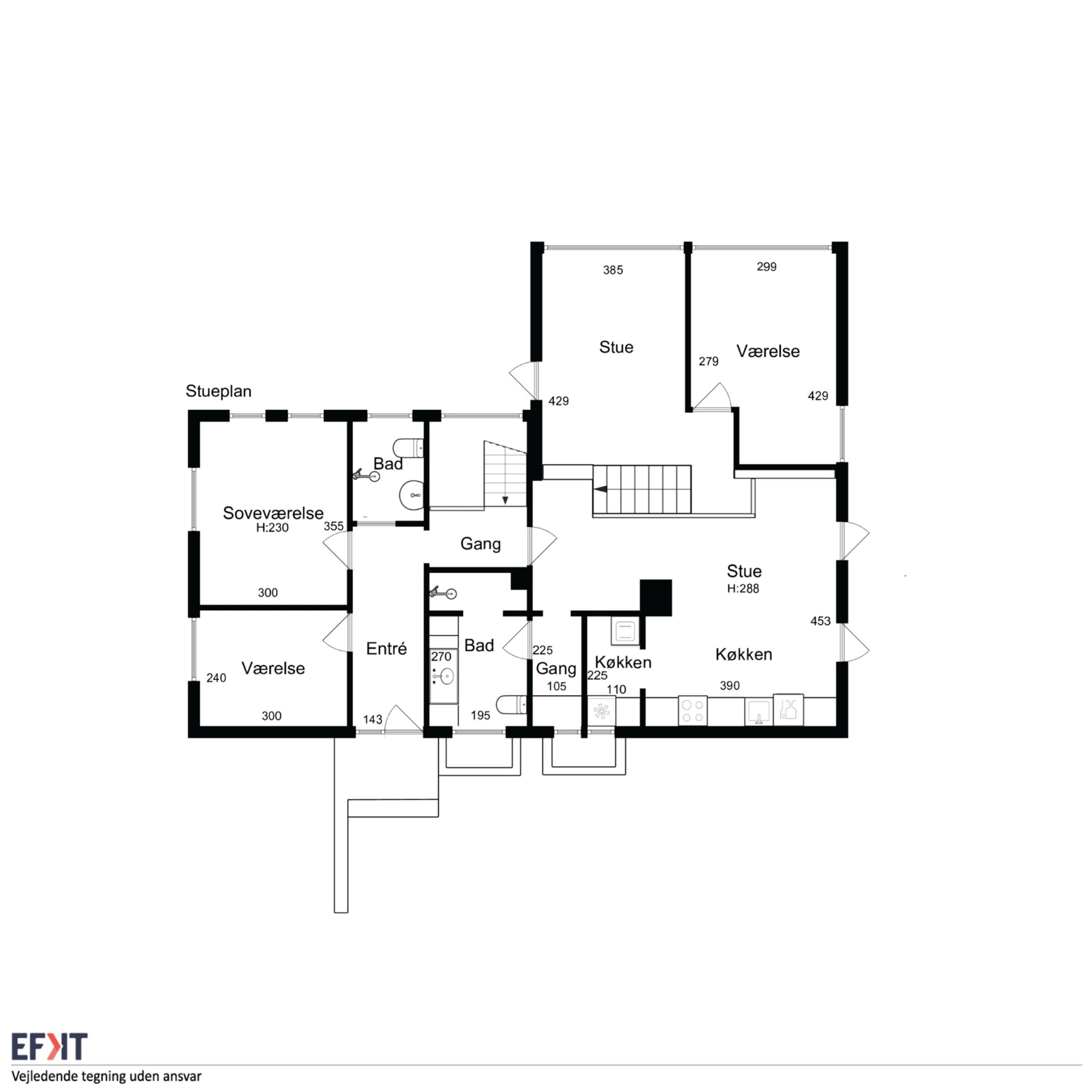 Carlsbergvej 9, Hillerød - Plantegning
