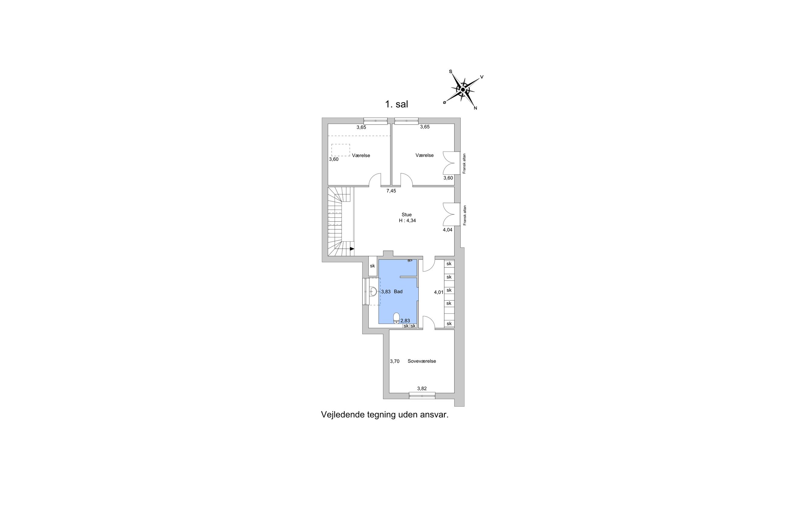Bolbrovænge 43, Rungsted Kyst - Plantegning