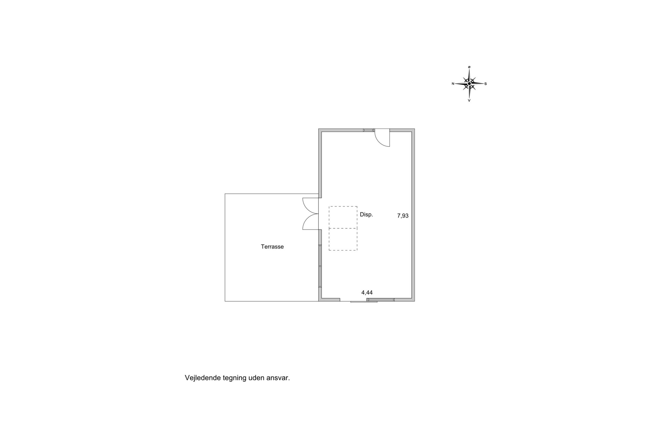 Grønholmvej 2, Tølløse - Plantegning