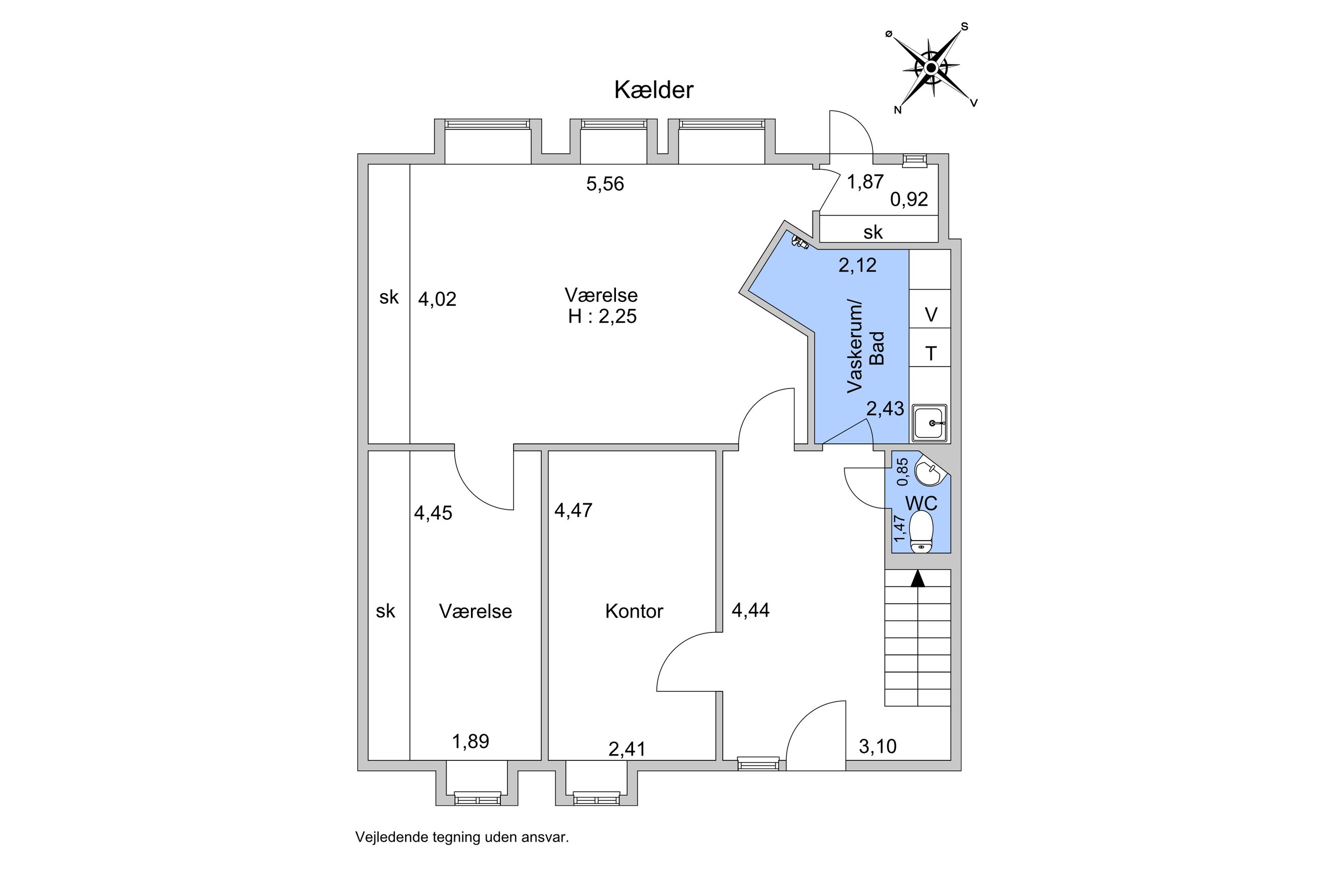 Christiansholms Parallelvej 3, Klampenborg - Plantegning