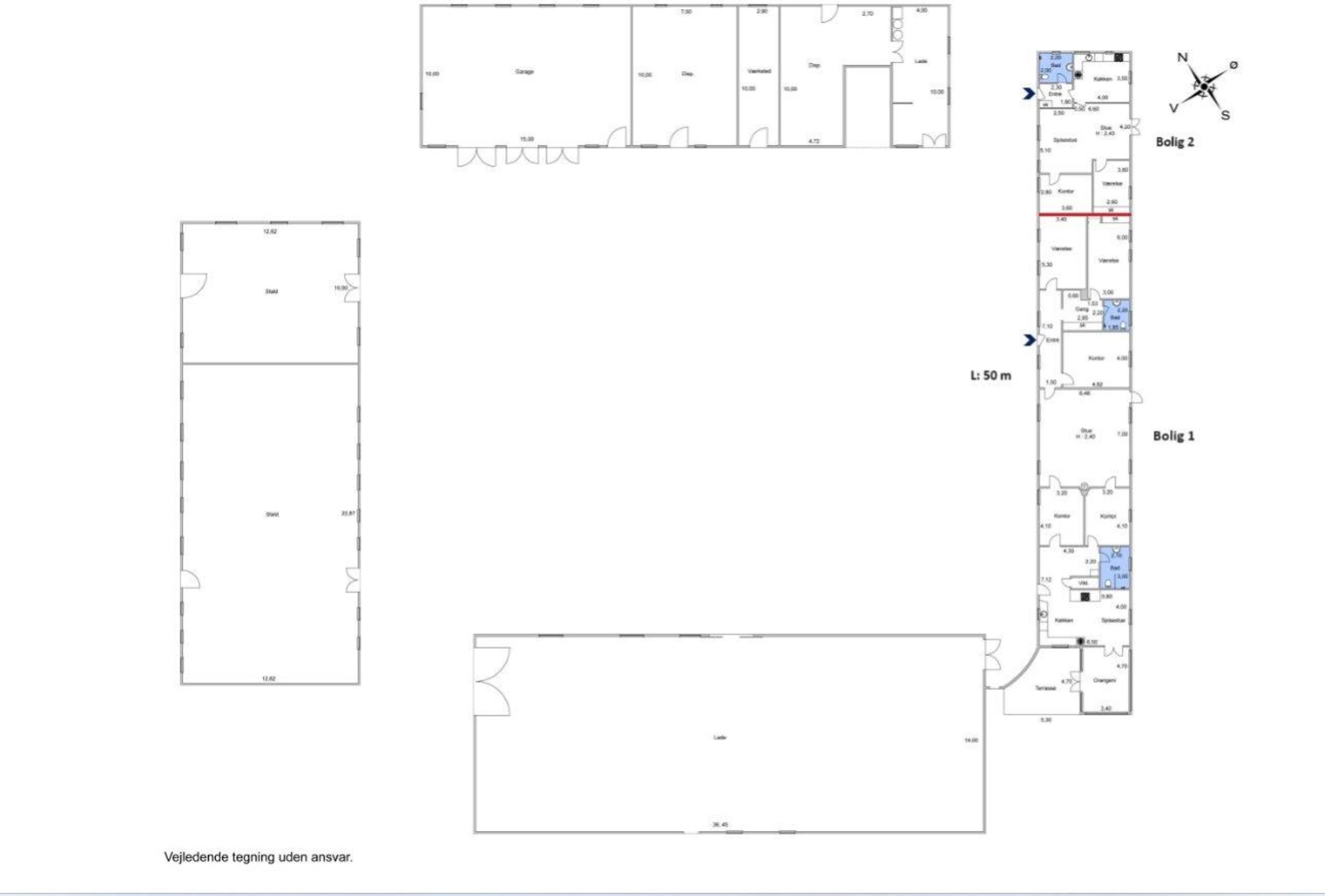 Egebjergvej 306, Egebjerg, Nykøbing Sj - Plantegning