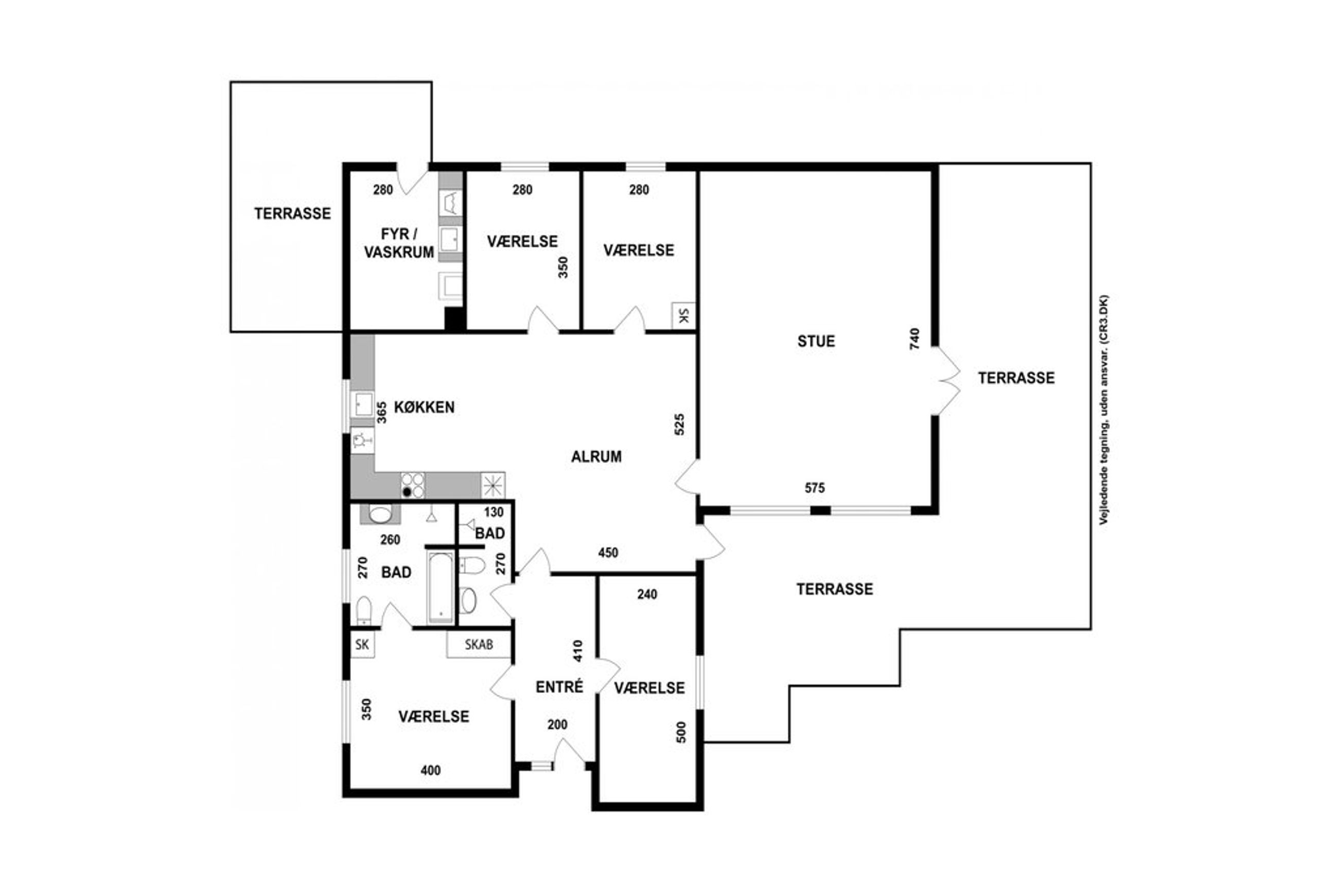 Kalundborgvej 140A, Holbæk - Plantegning