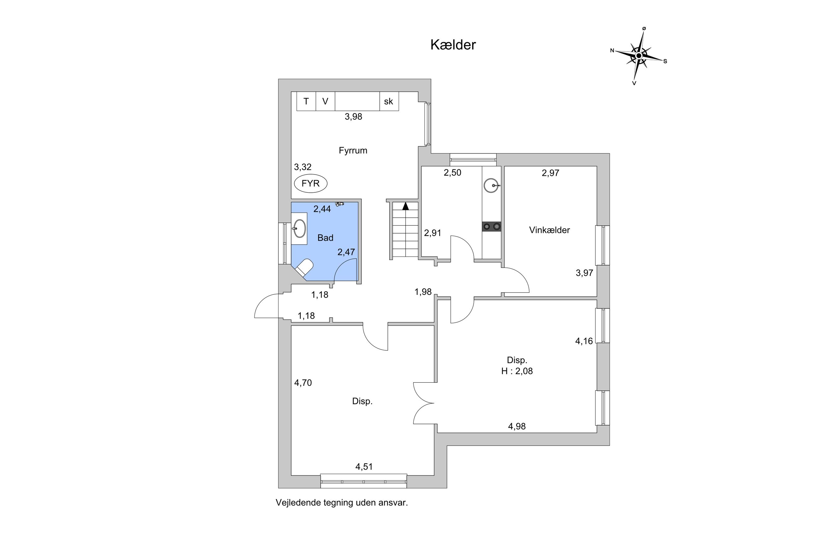 Krøyersvej 28, Klampenborg - Plantegning