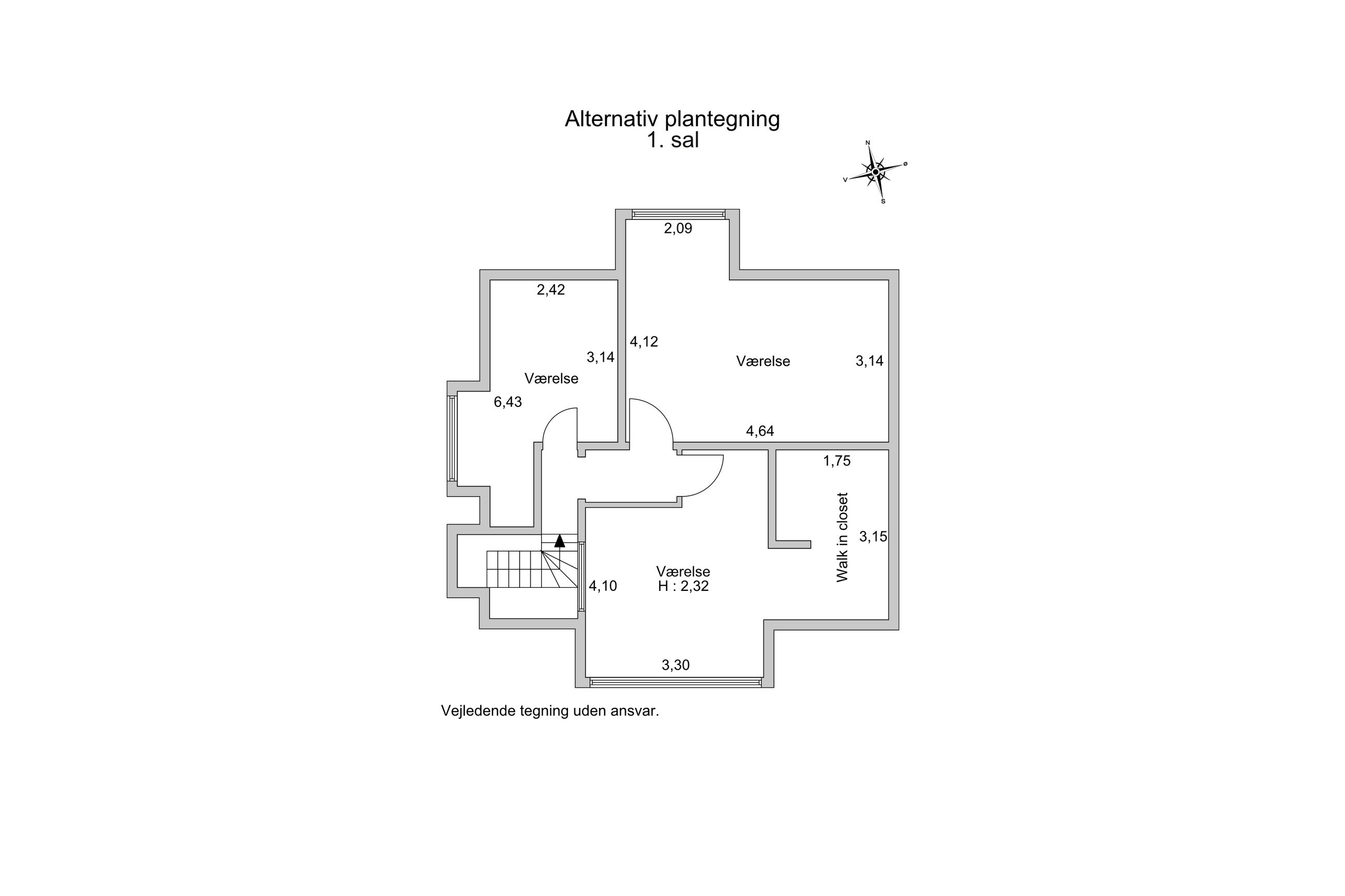 Kalundborgvej 9, Holbæk - Plantegning