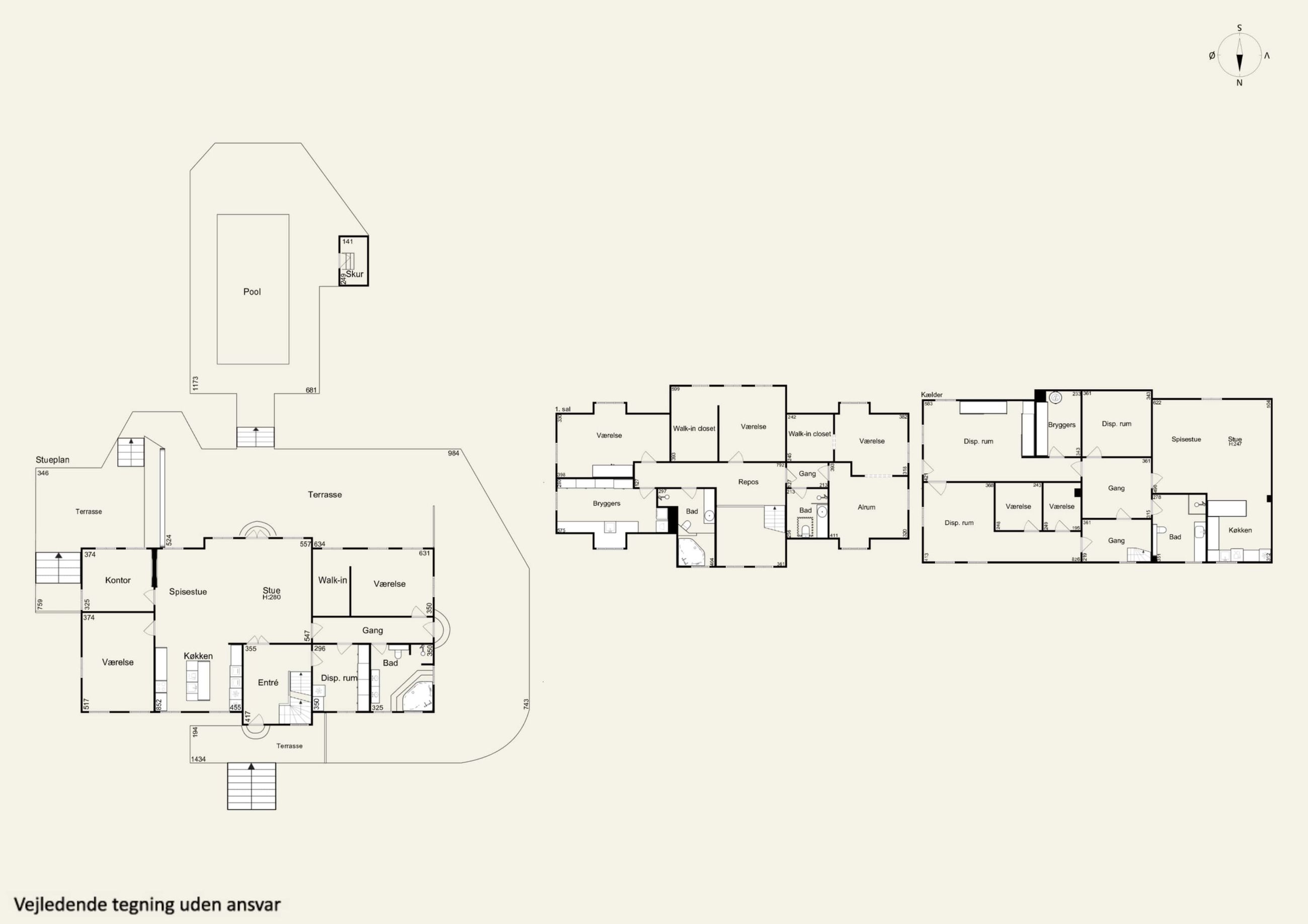 Fuglekæret 1, Hillerød - Plantegning