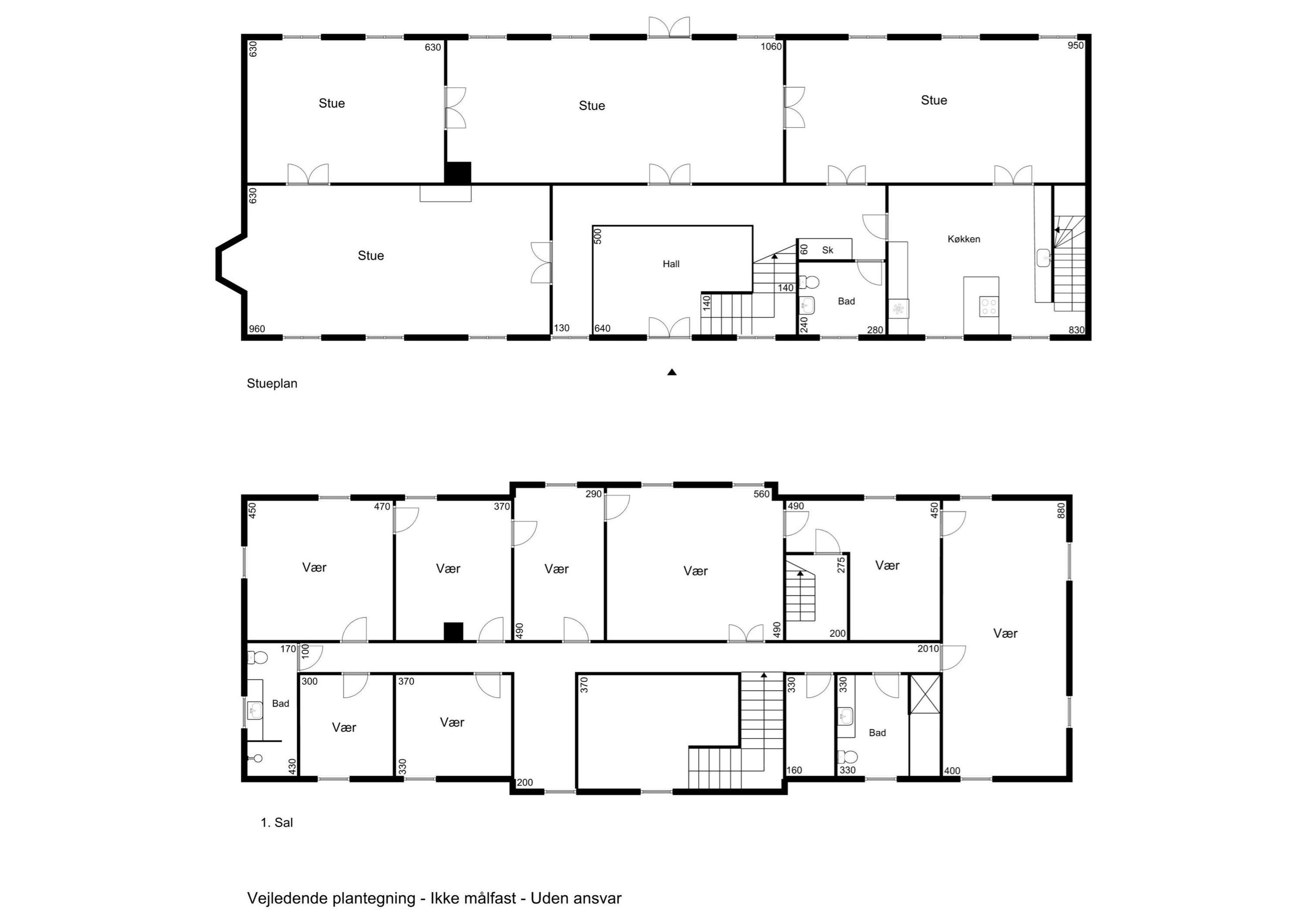 Danstrupvej 27A, Danstrup, Fredensborg - Plantegning