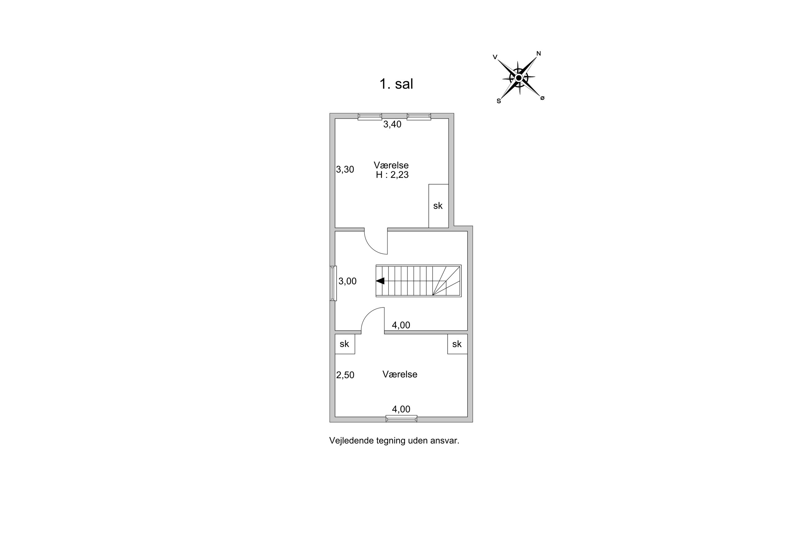 Herthavej 4, Rørvig - Plantegning