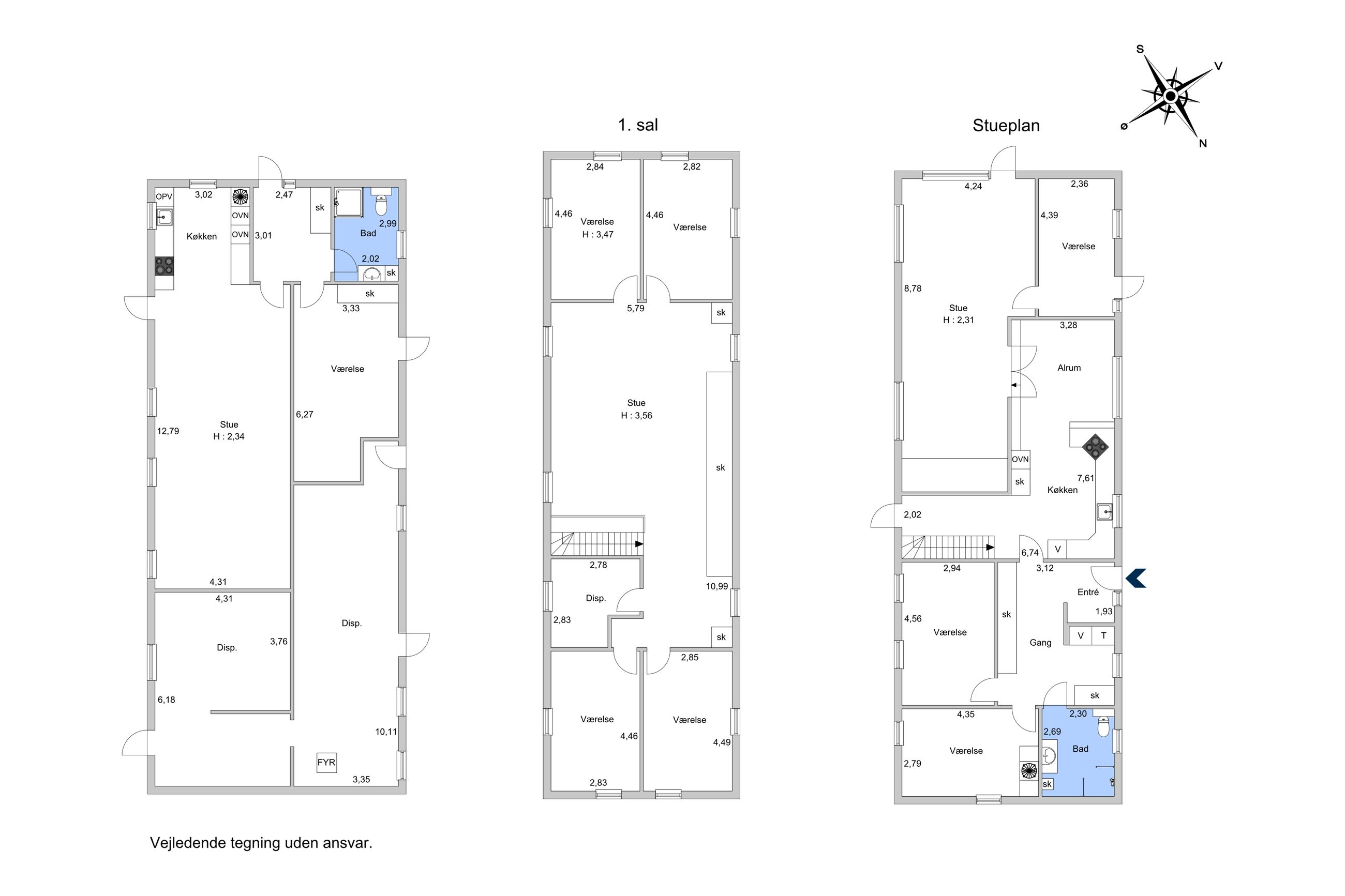 Veddingevej 27, Fårevejle - Plantegning