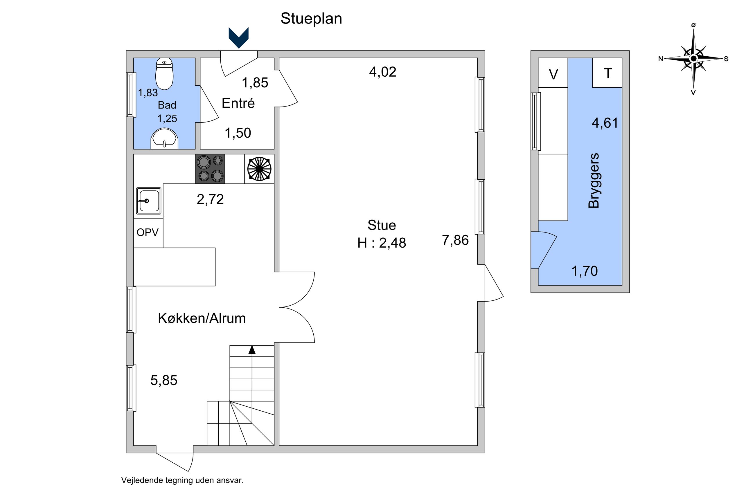 Margrethelund 7, Ledøje, Smørum - Plantegning