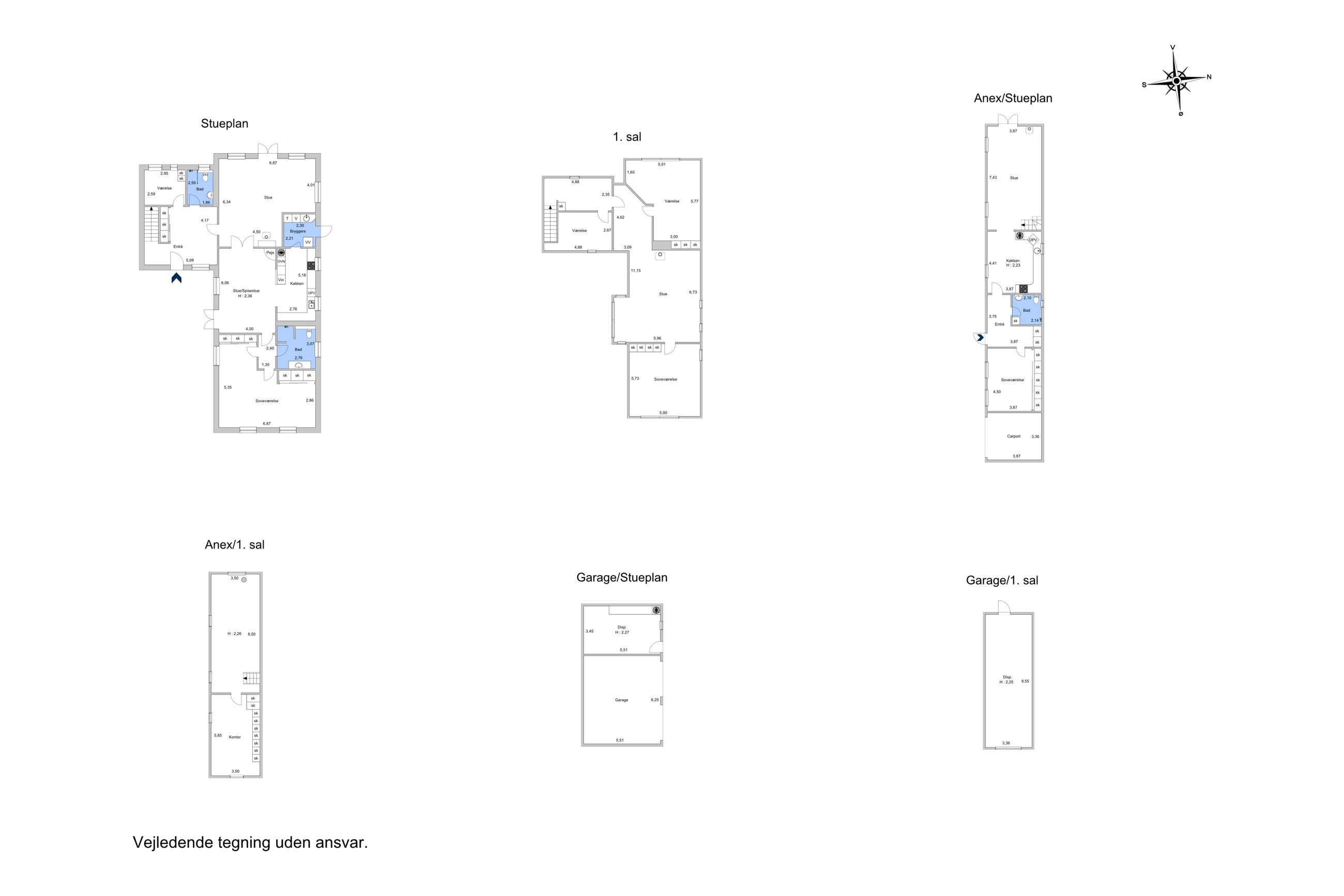 Jagtvej 12A, Grønholt, Fredensborg - Plantegning