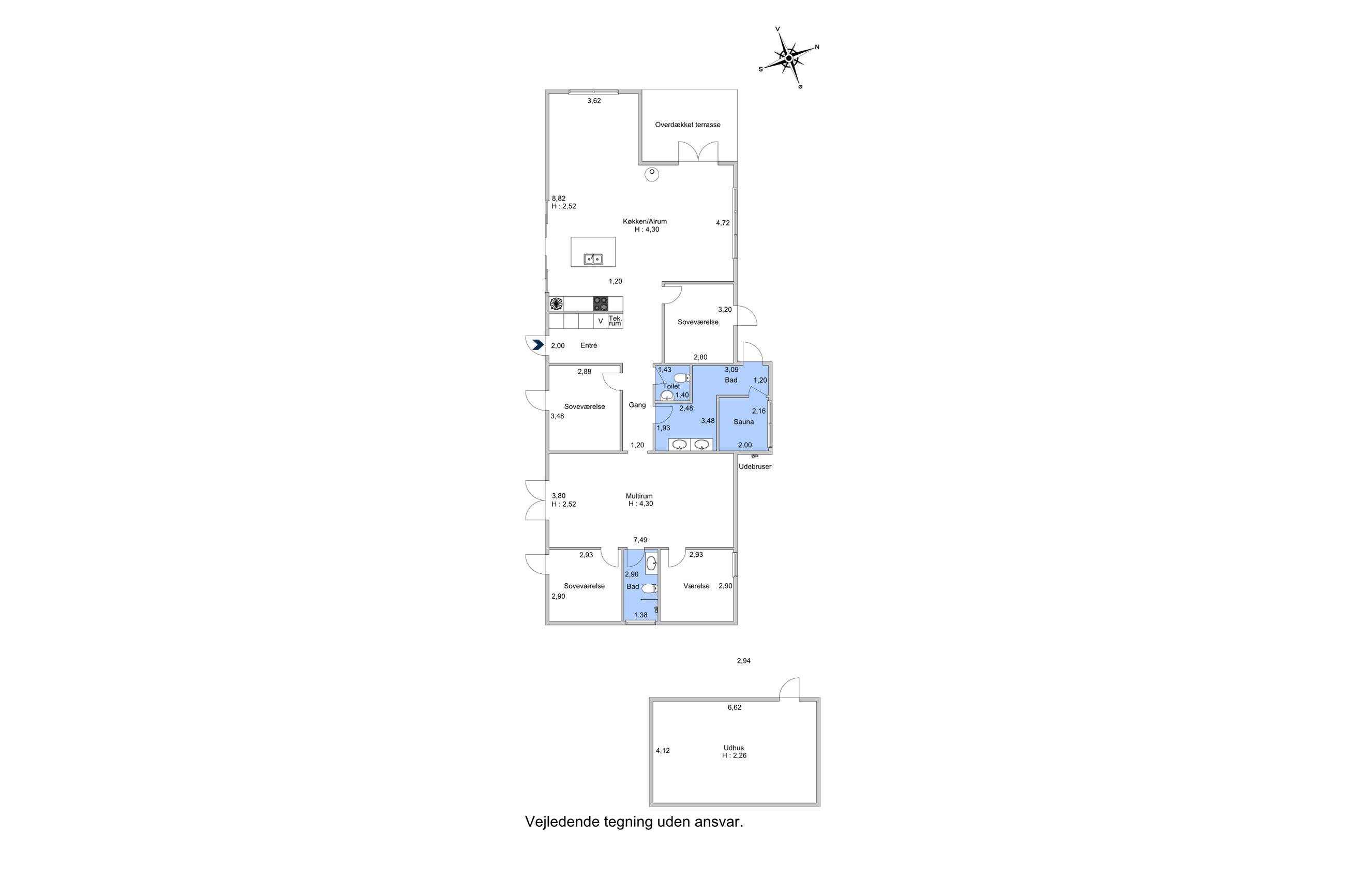 Josephinevej 18, Ellinge Lyng, Højby - Plantegning