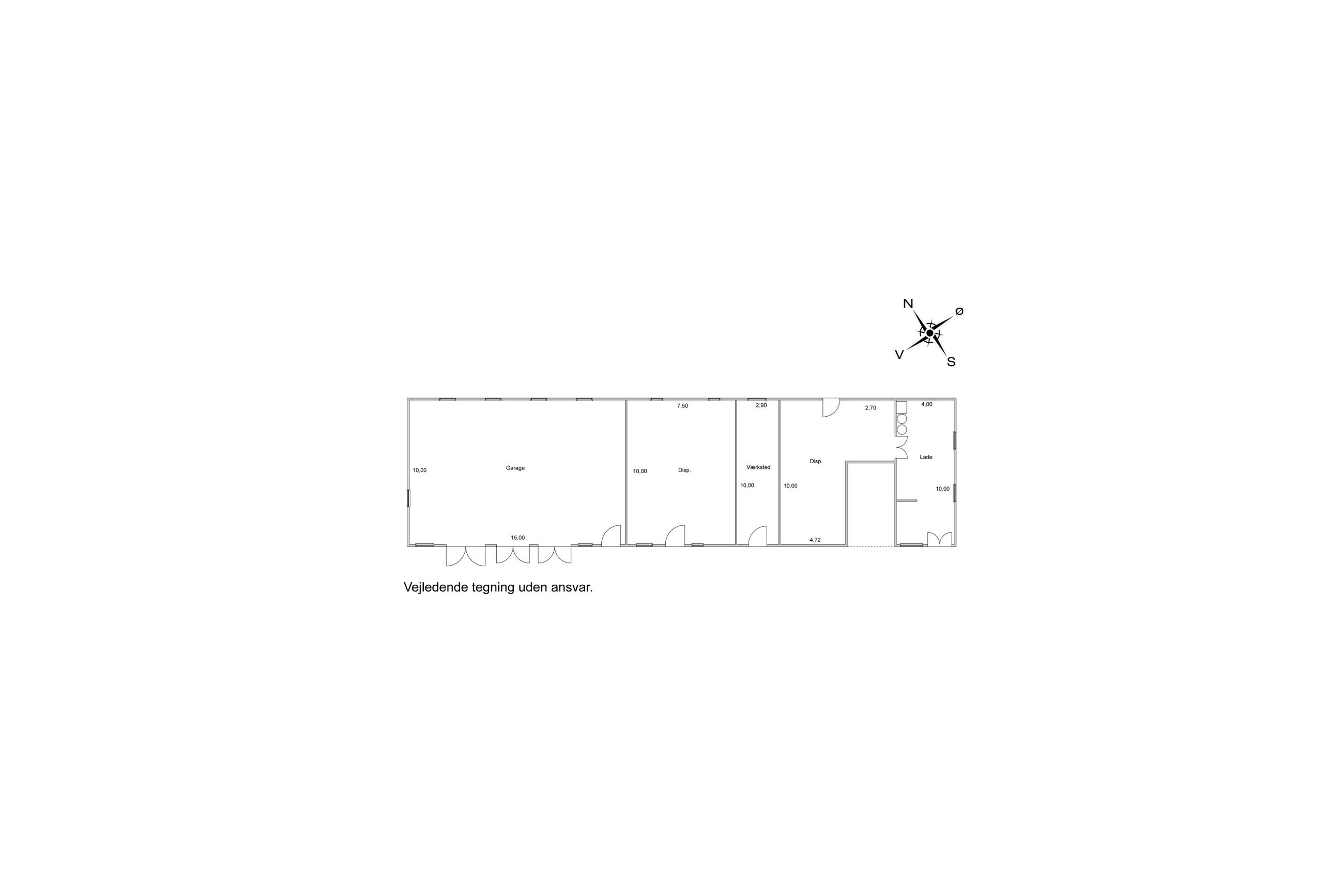 Egebjergvej 306, Egebjerg, Nykøbing Sj - Plantegning