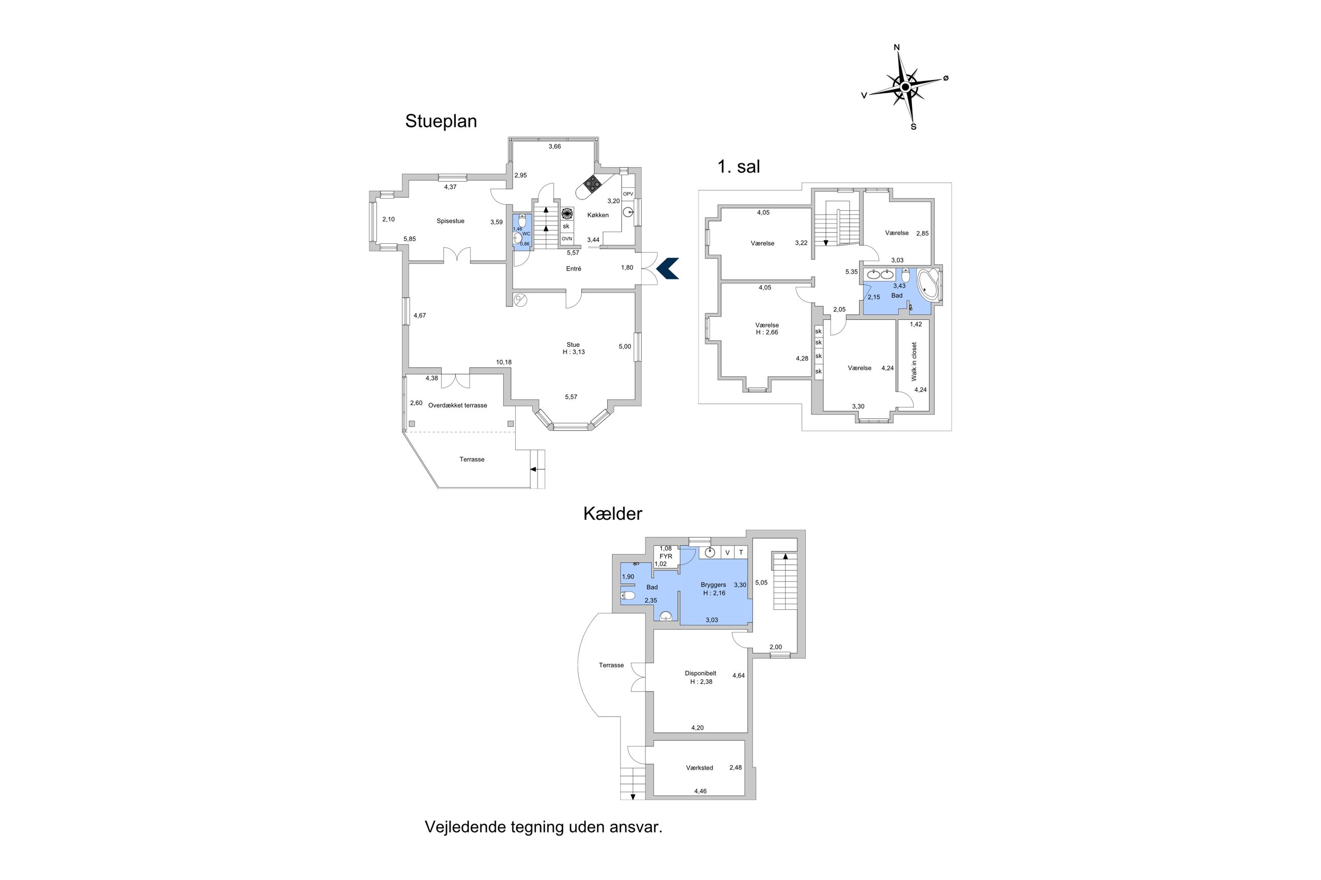Stolbergsvej 20B, Hørsholm - Plantegning