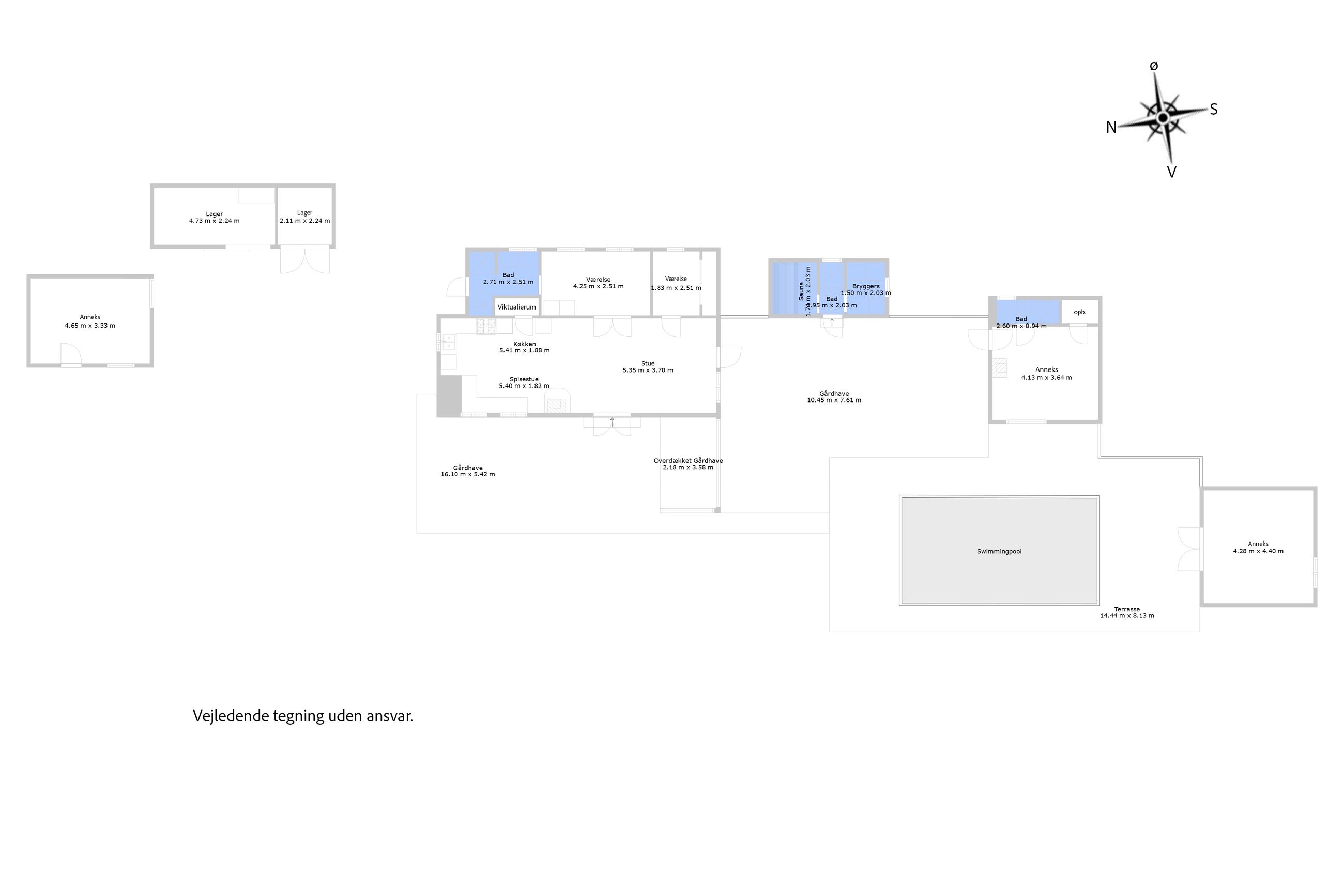 Haslevej 5, Frederiksværk - Plantegning