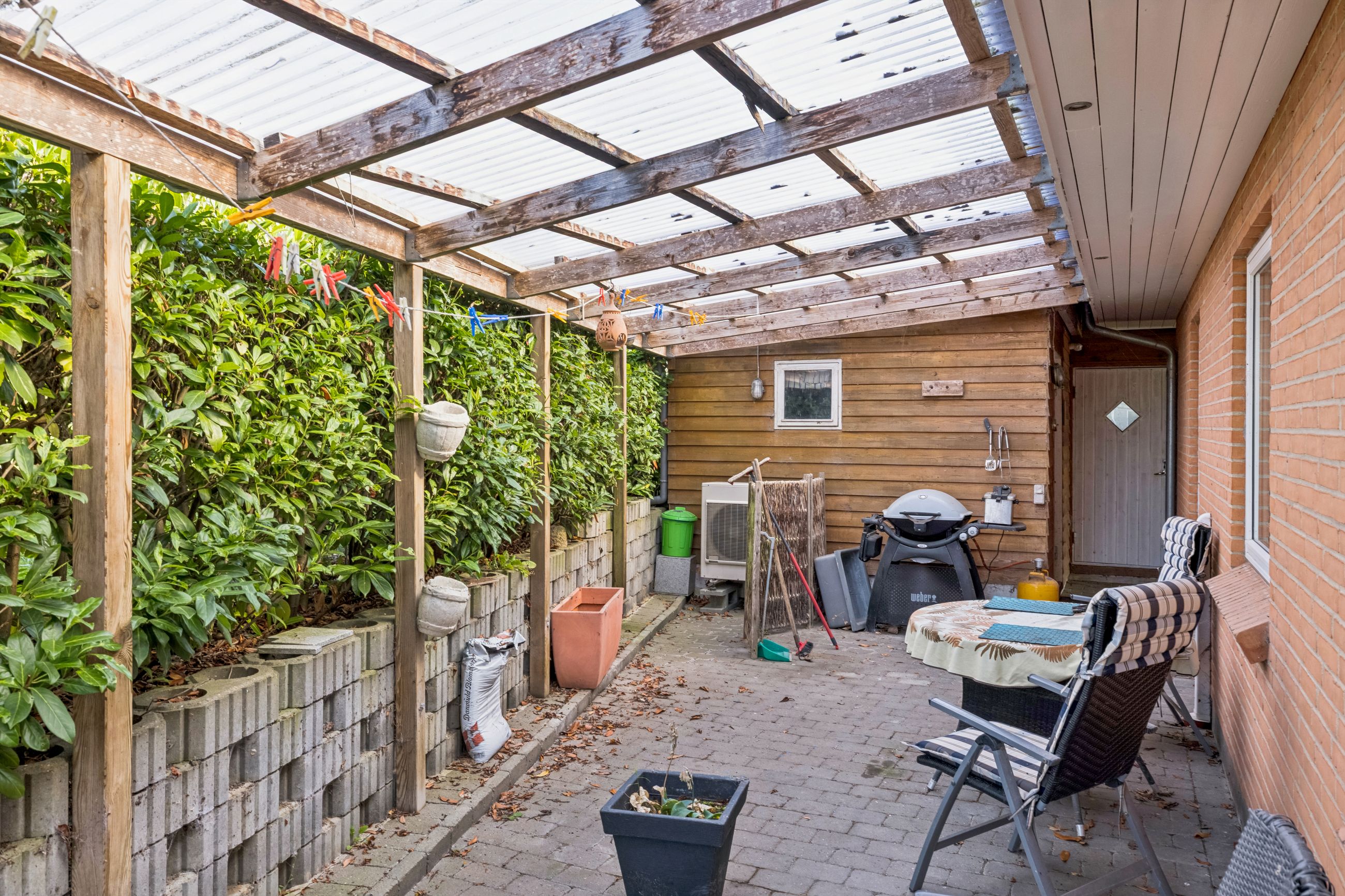 Overdækket terrasse 