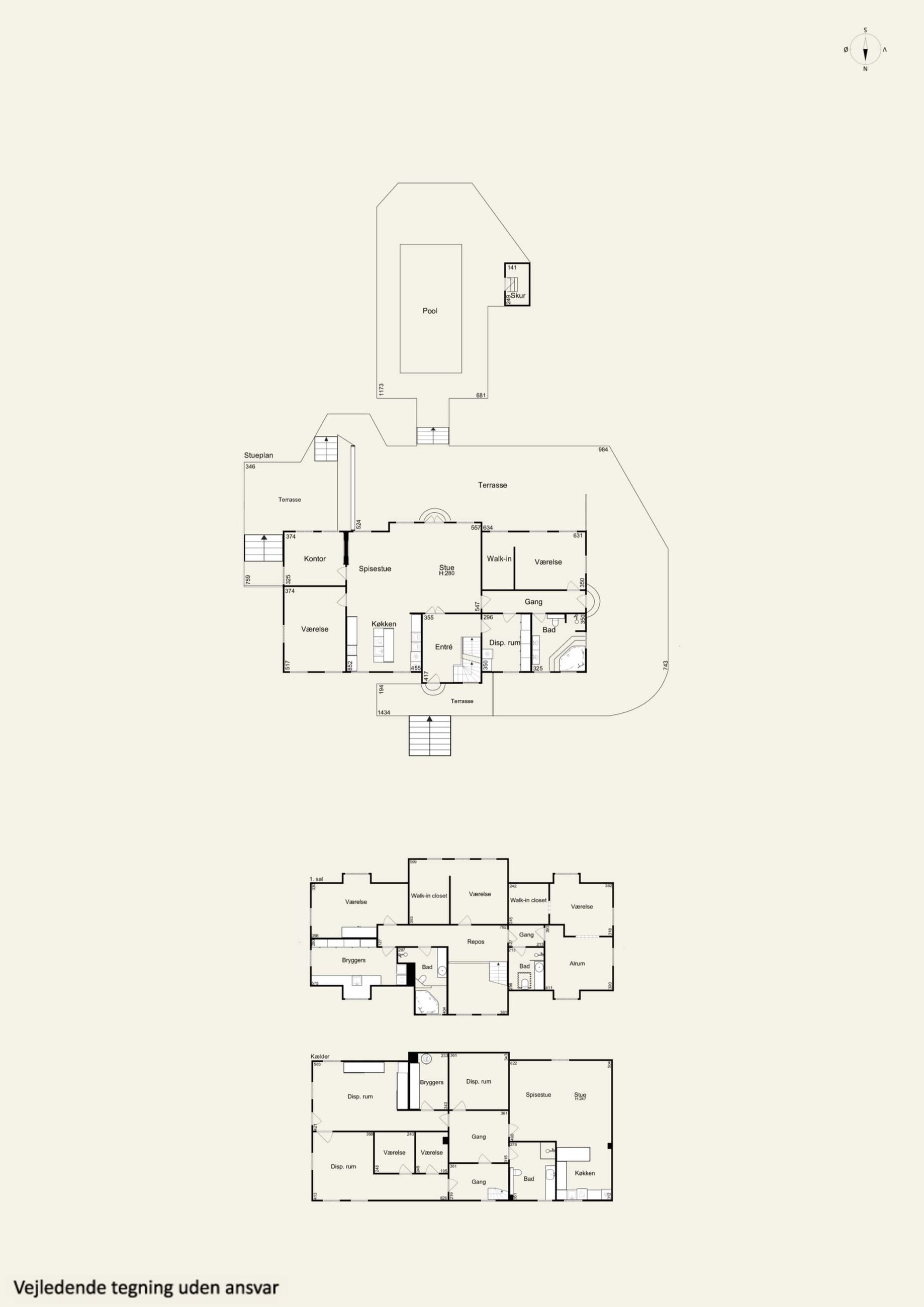 Fuglekæret 1, Hillerød - Plantegning