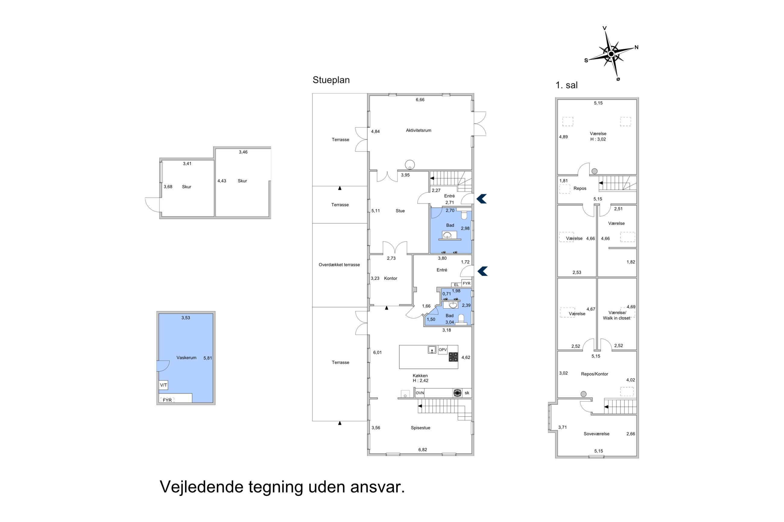 Veddelev Bygade 17, Veddelev, Roskilde - Plantegning