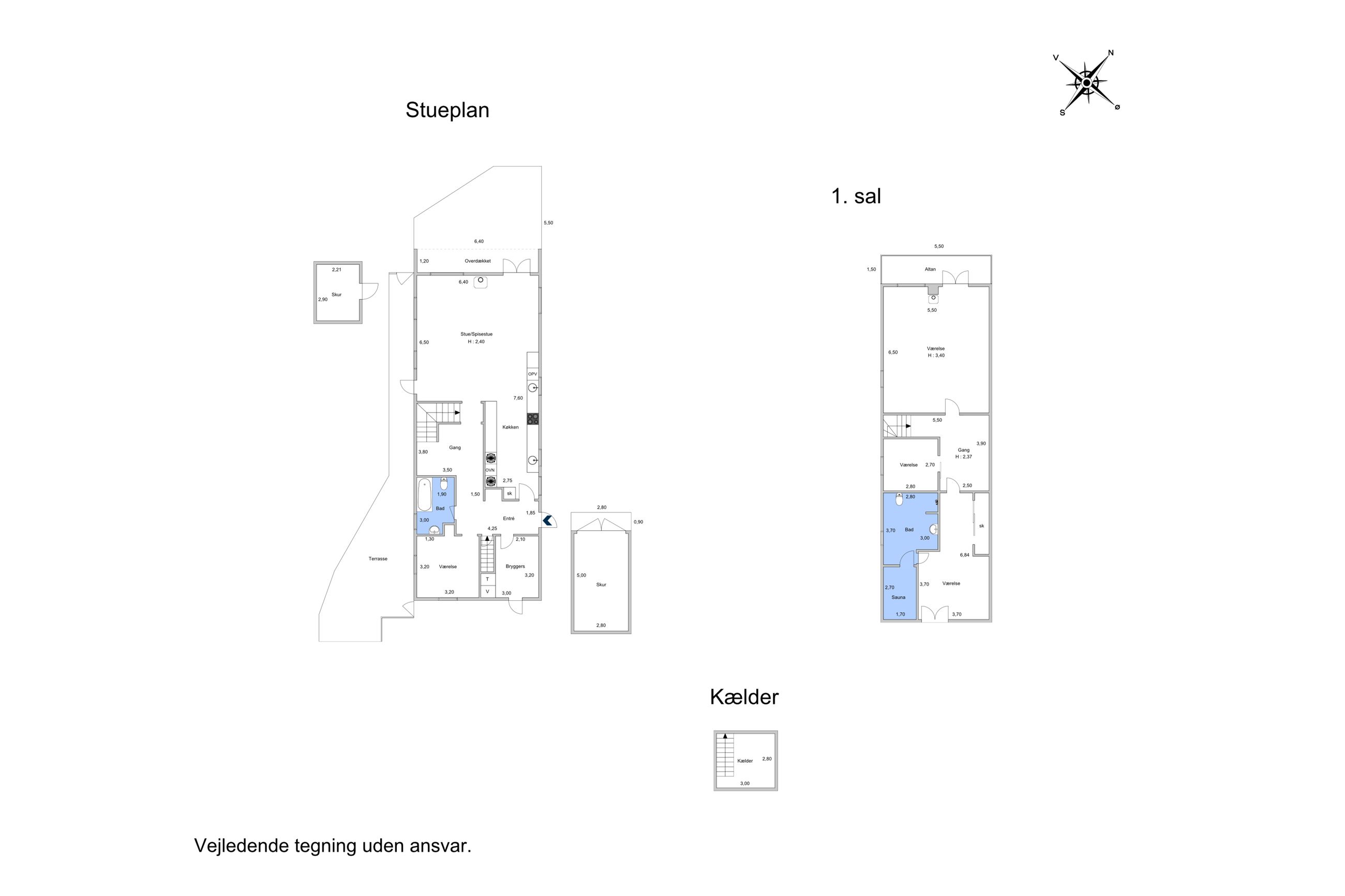 Troldbyvej 32, Ejby, Kirke Hyllinge - Plantegning