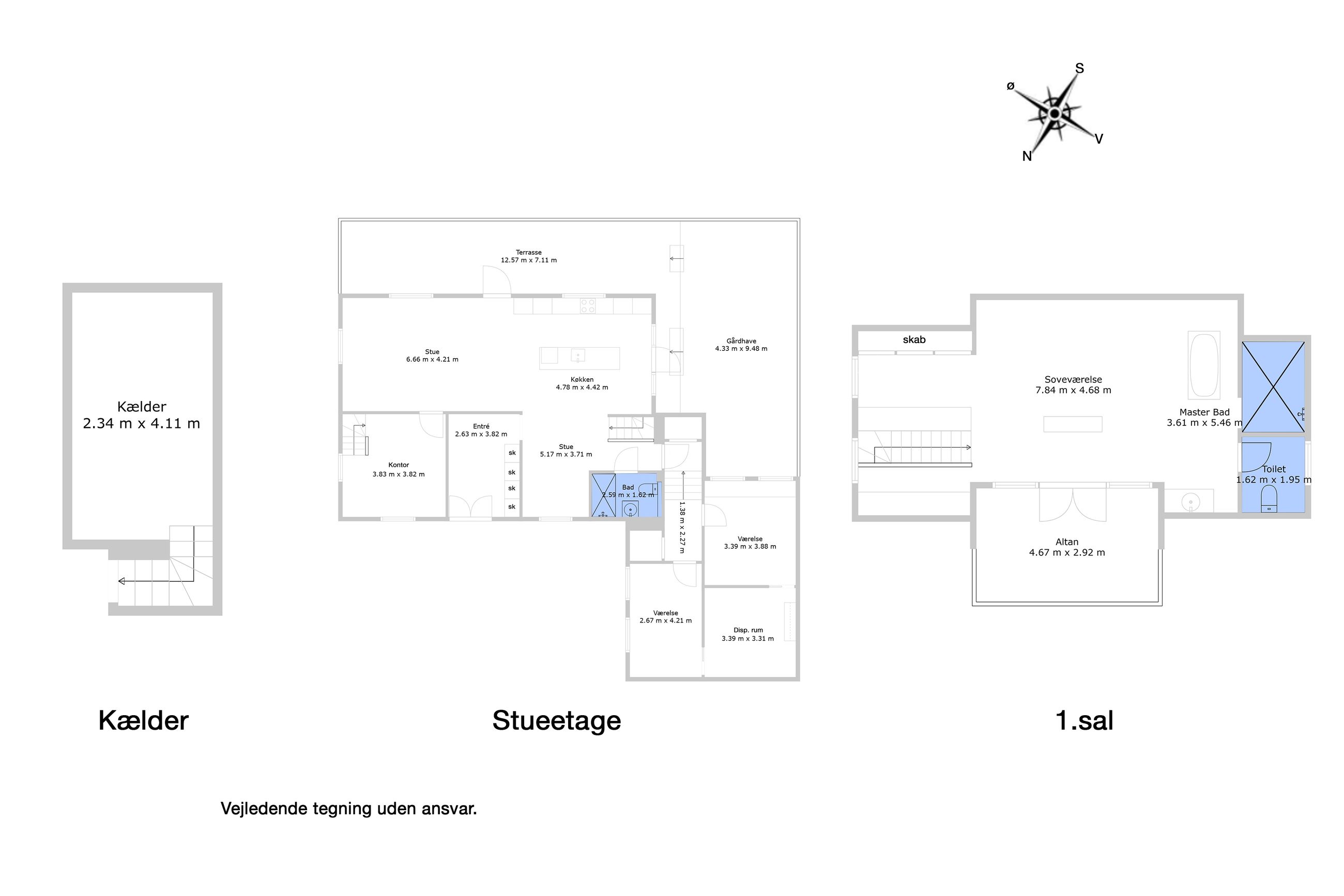 Hovedgaden 51, Tisvildeleje - Plantegning