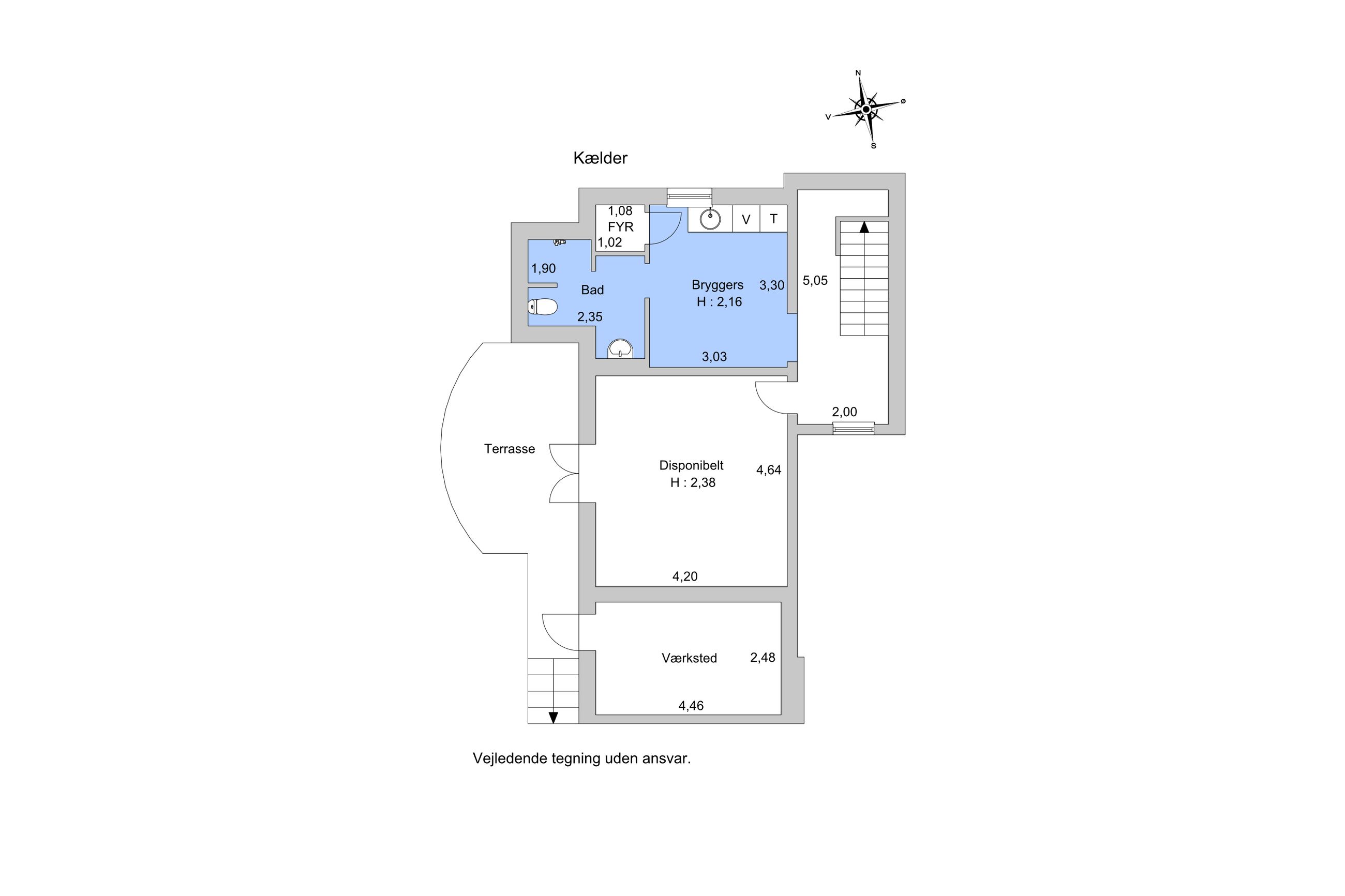 Stolbergsvej 20B, Hørsholm - Plantegning