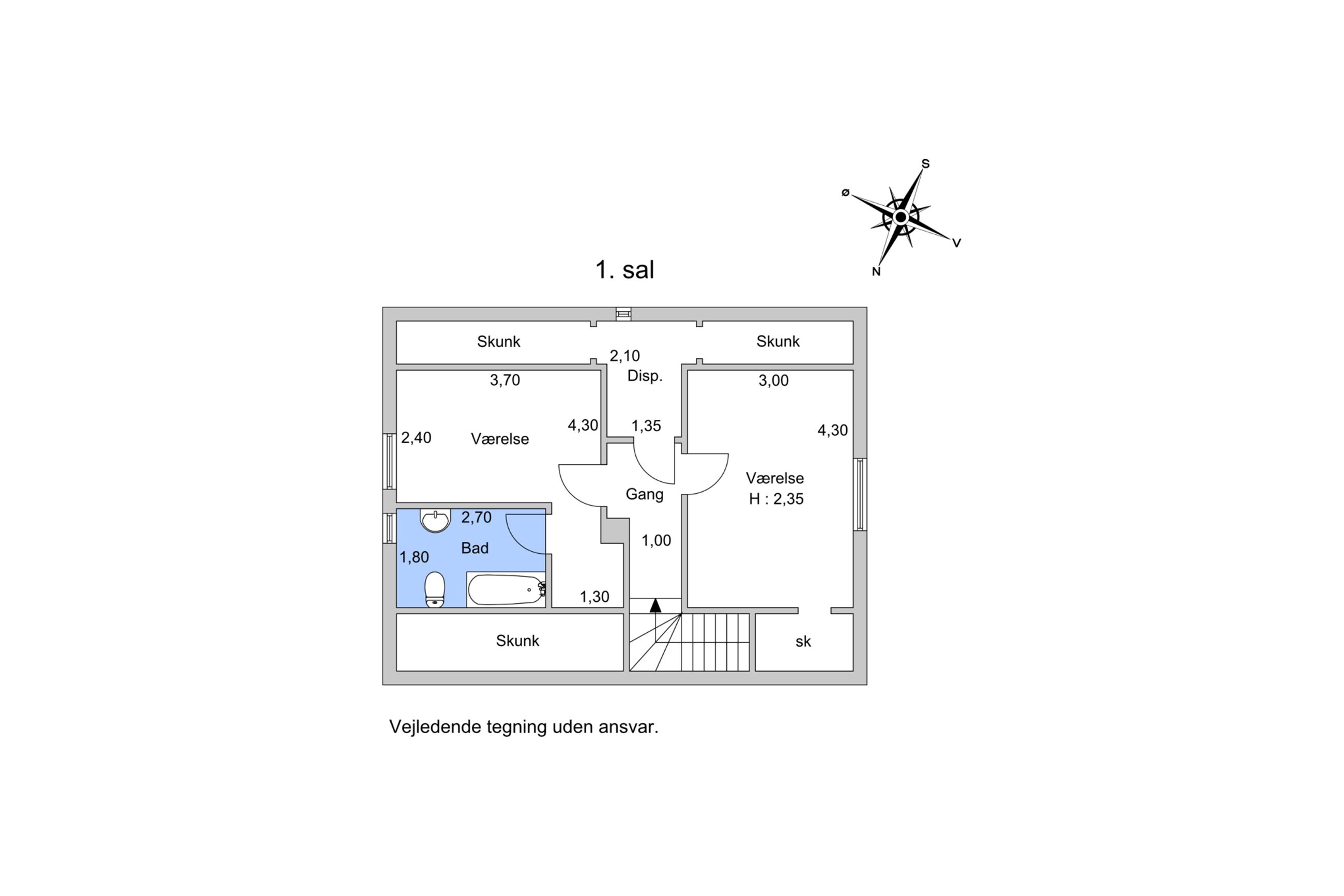 Søndervang 27, Holbæk - Plantegning