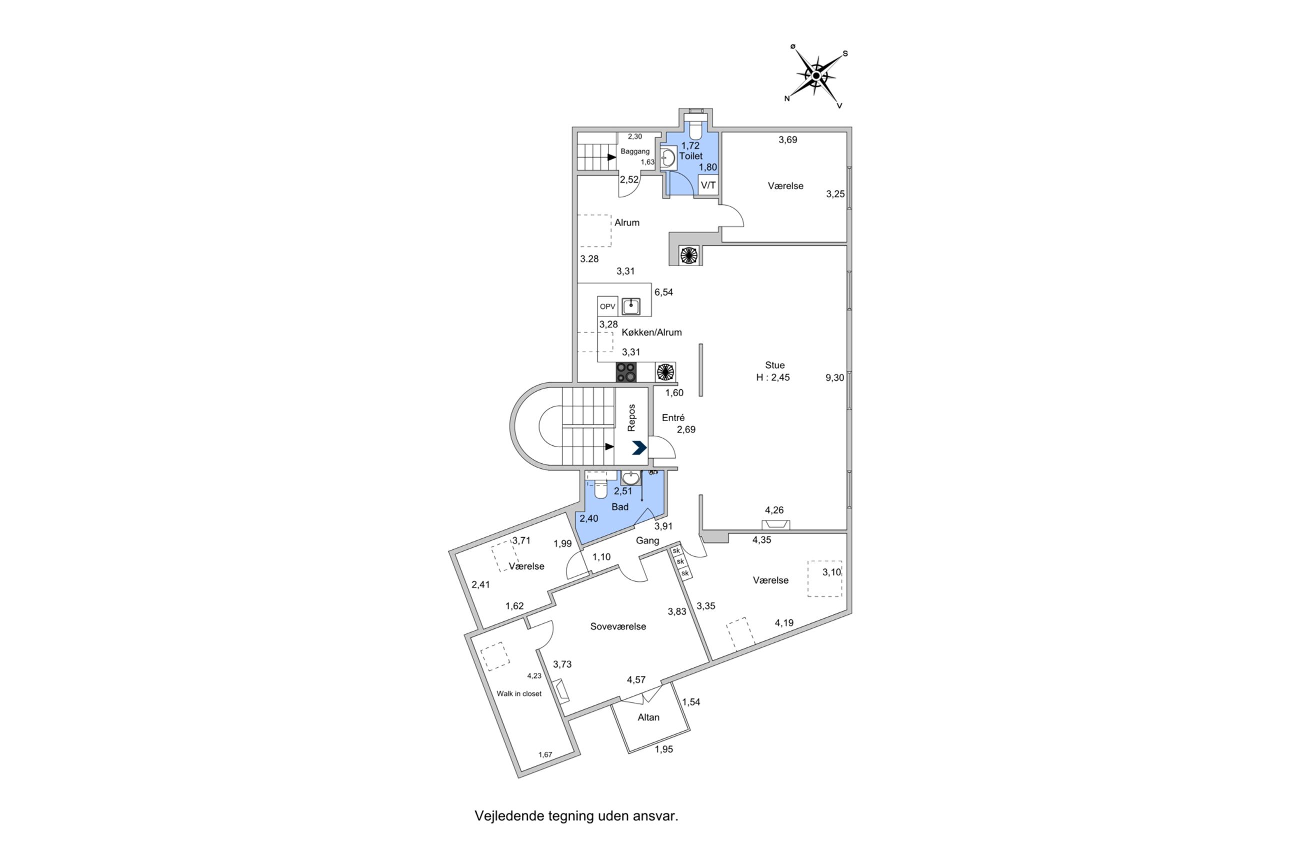 Jernbaneplads 6, 2, Holbæk - Plantegning