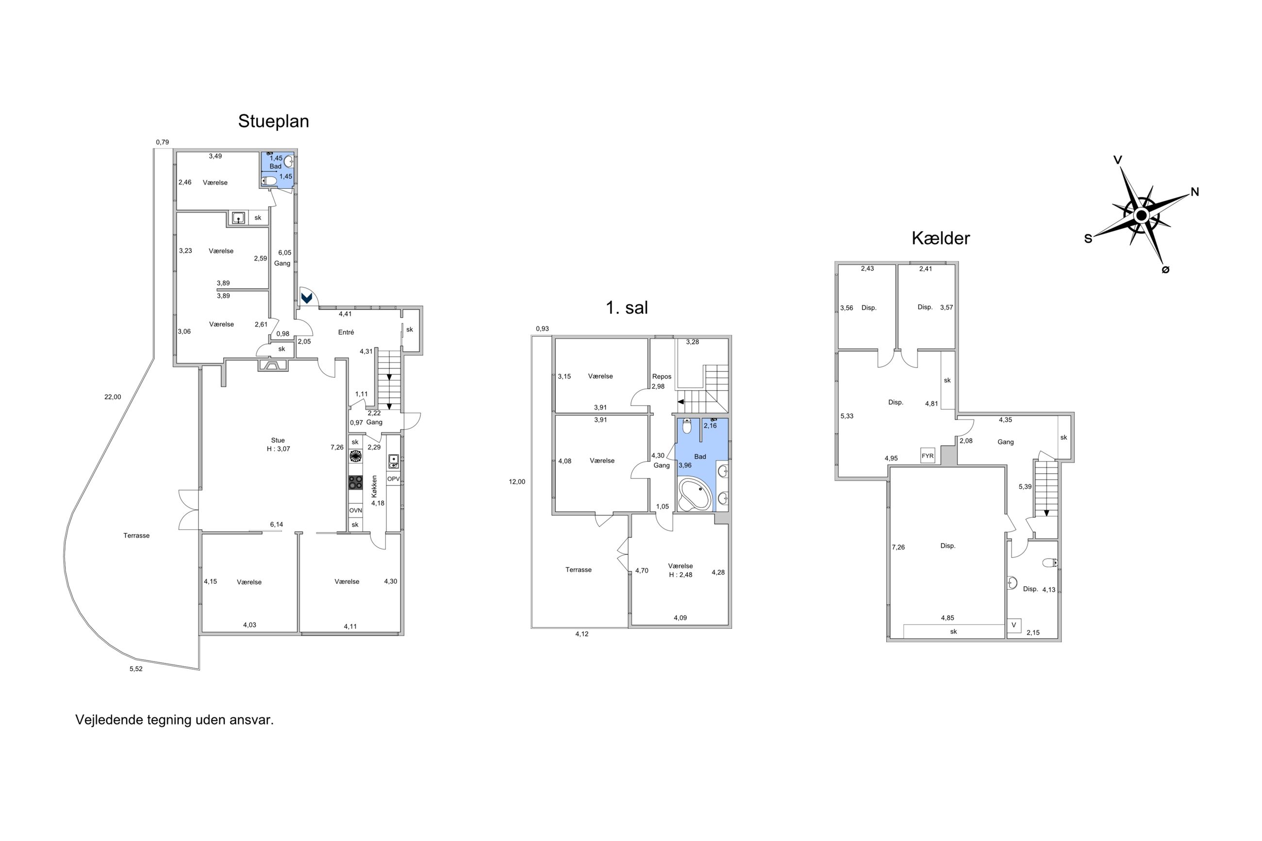 I.H.Mundts Vej 22, Virum - Plantegning