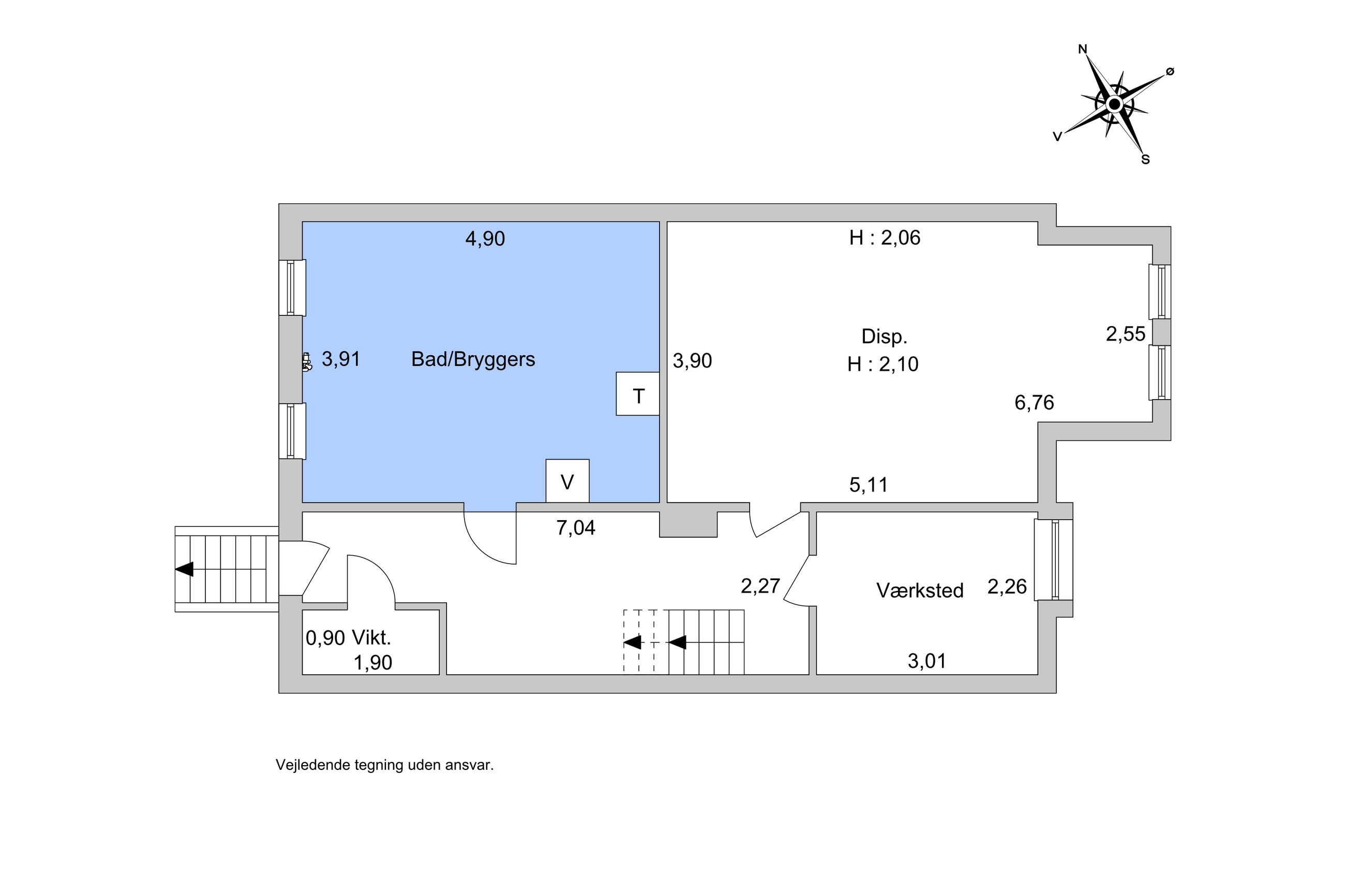 Fuglebakkevej 31, Frederiksberg - Plantegning