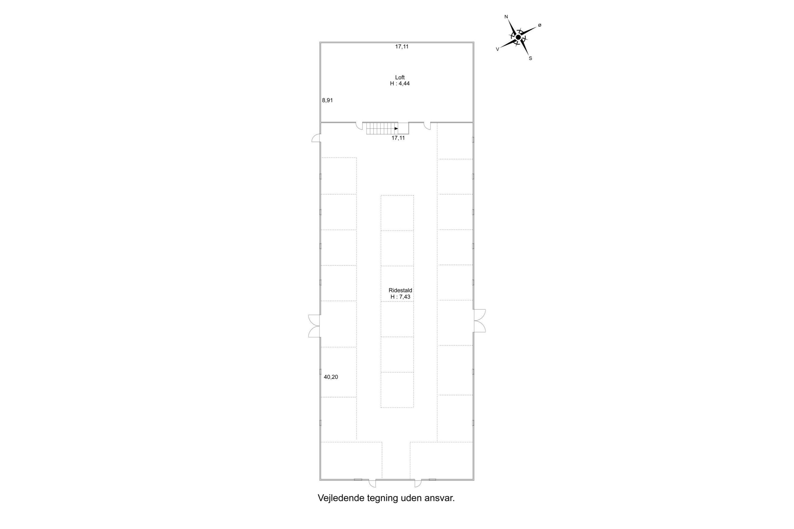 Bybjergvej 2, Tystofte, Skælskør - Plantegning