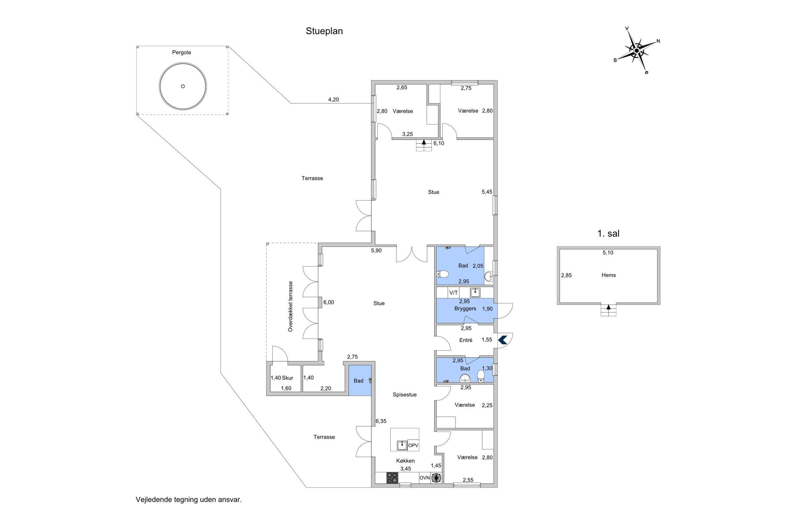 Ågårdsvej 24, Ellinge Lyng, Højby - Plantegning
