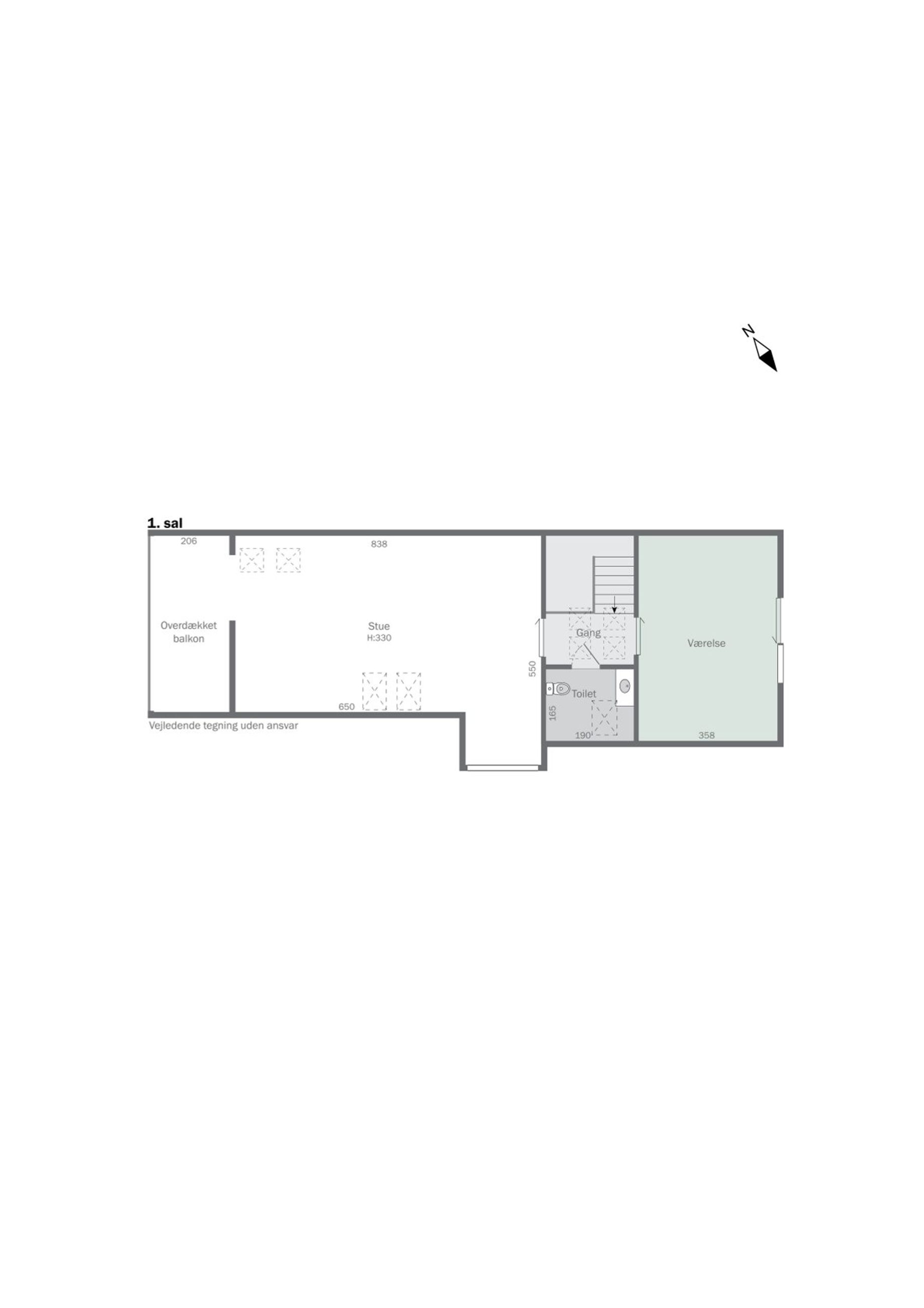 Parkvej 32B, Virum - Plantegning