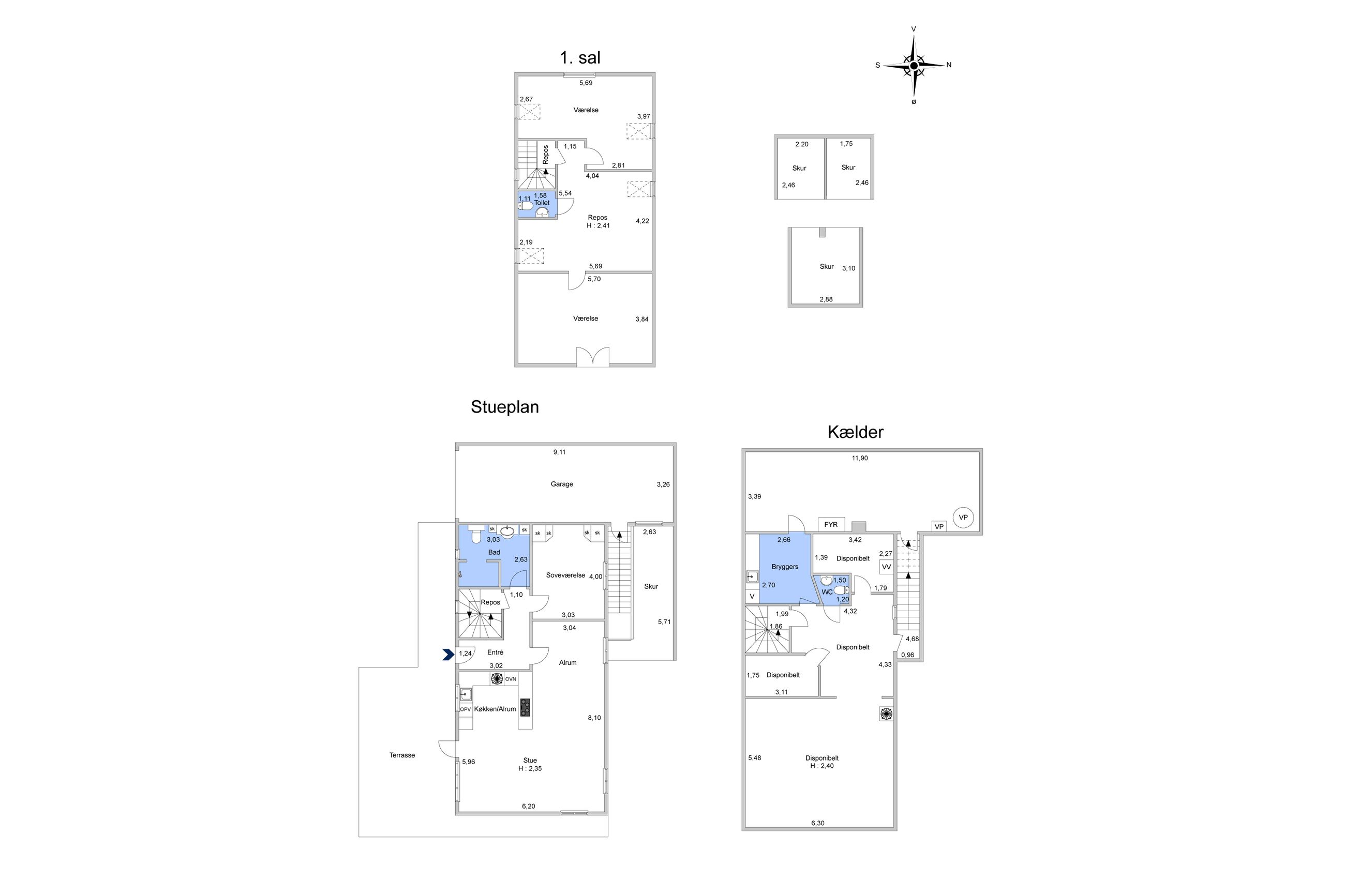Bymosevej 3, Gundsømagle, Roskilde - Plantegning