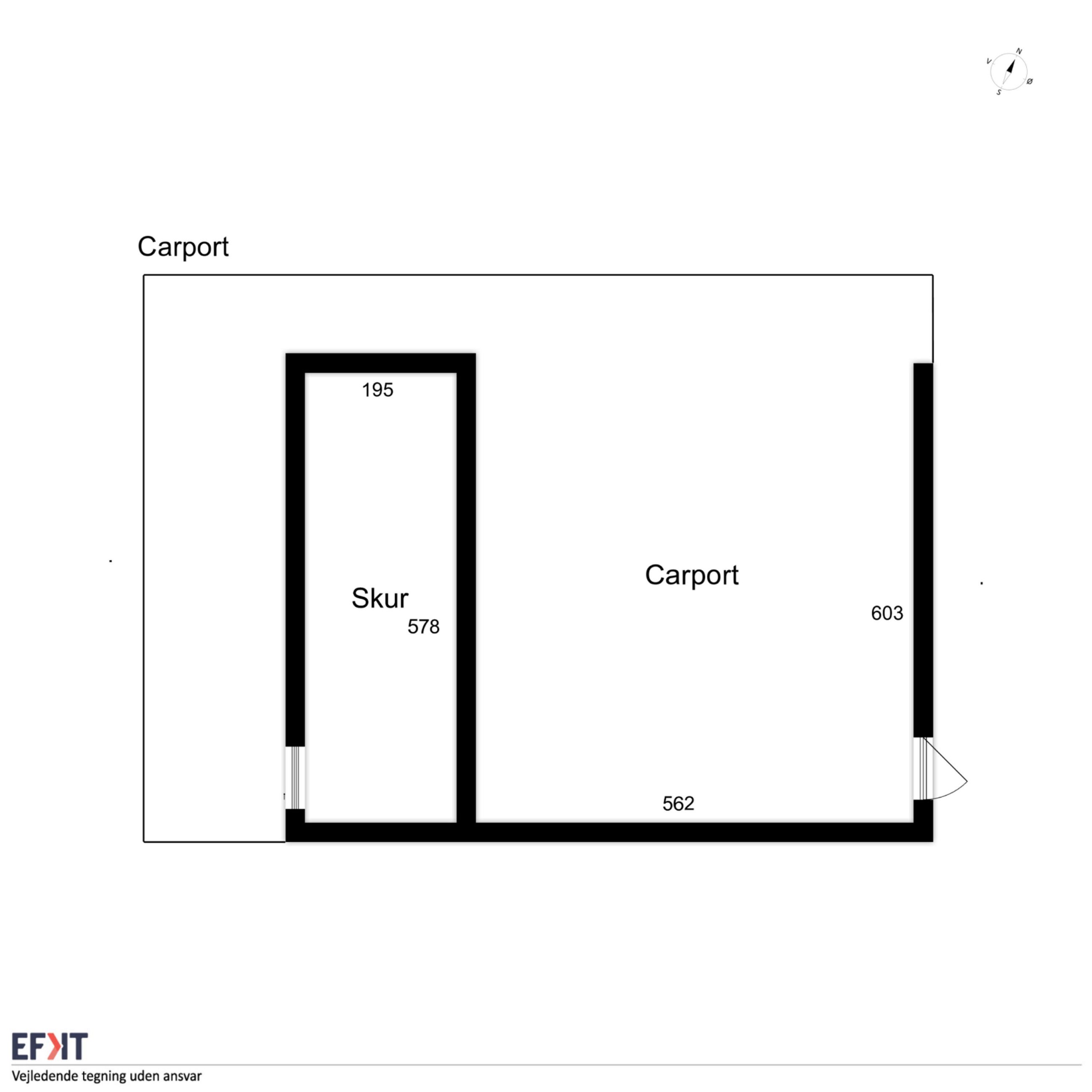 Nonnebuen 15, Hillerød - Plantegning