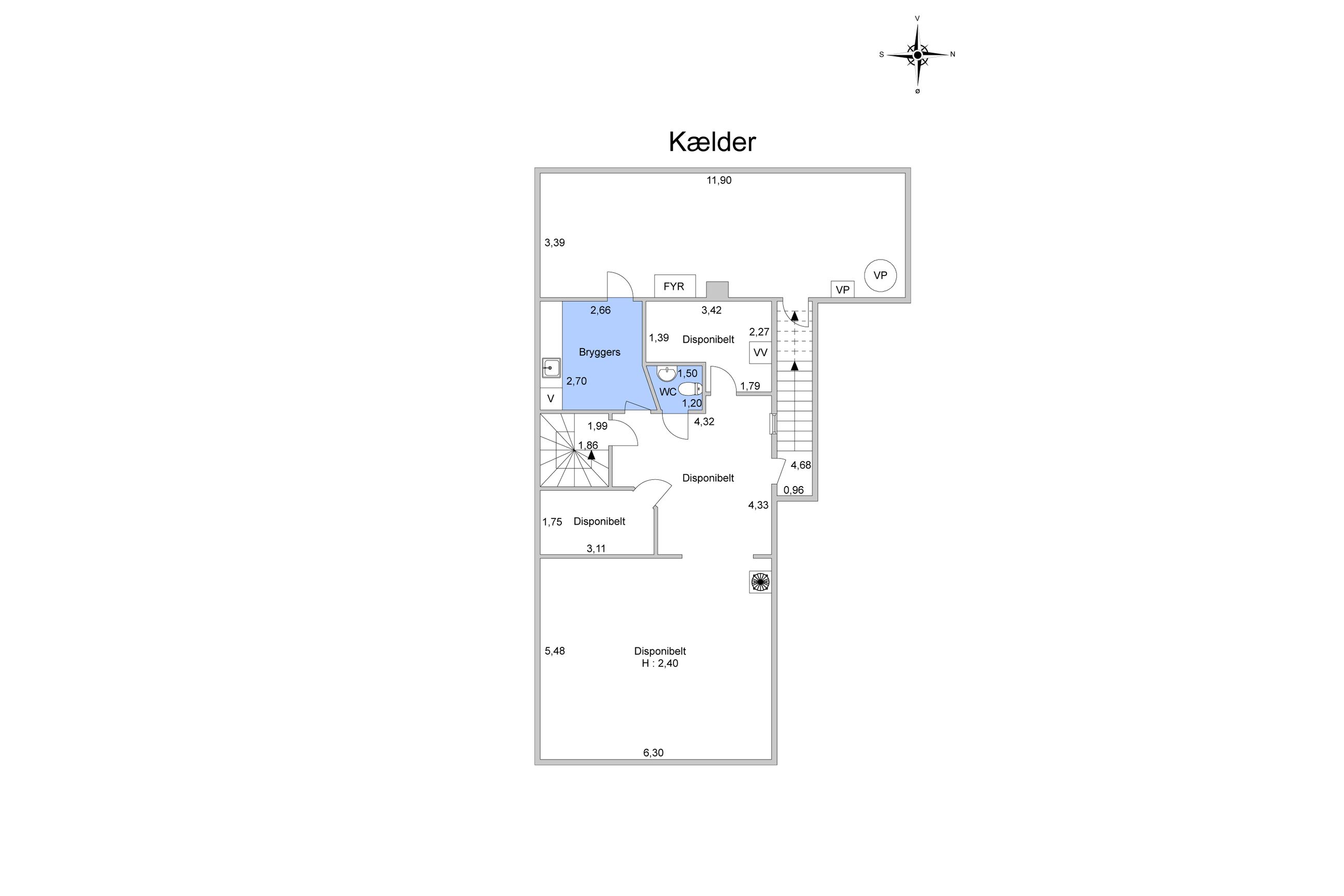 Bymosevej 3, Gundsømagle, Roskilde - Plantegning